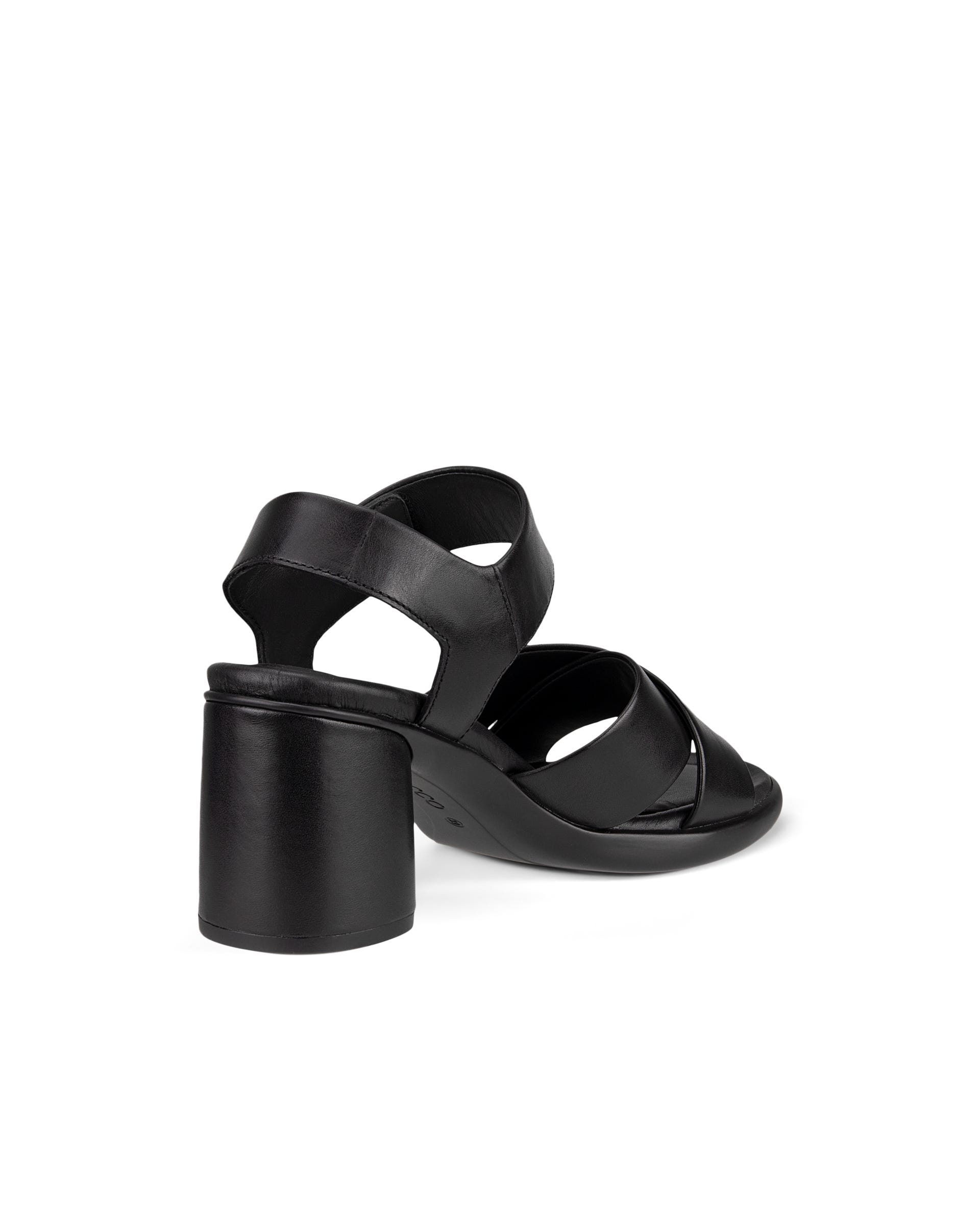 ECCO® Sculpted Sandal LX 55 Damen Ledersandale mit Absatz - Schwarz - Back