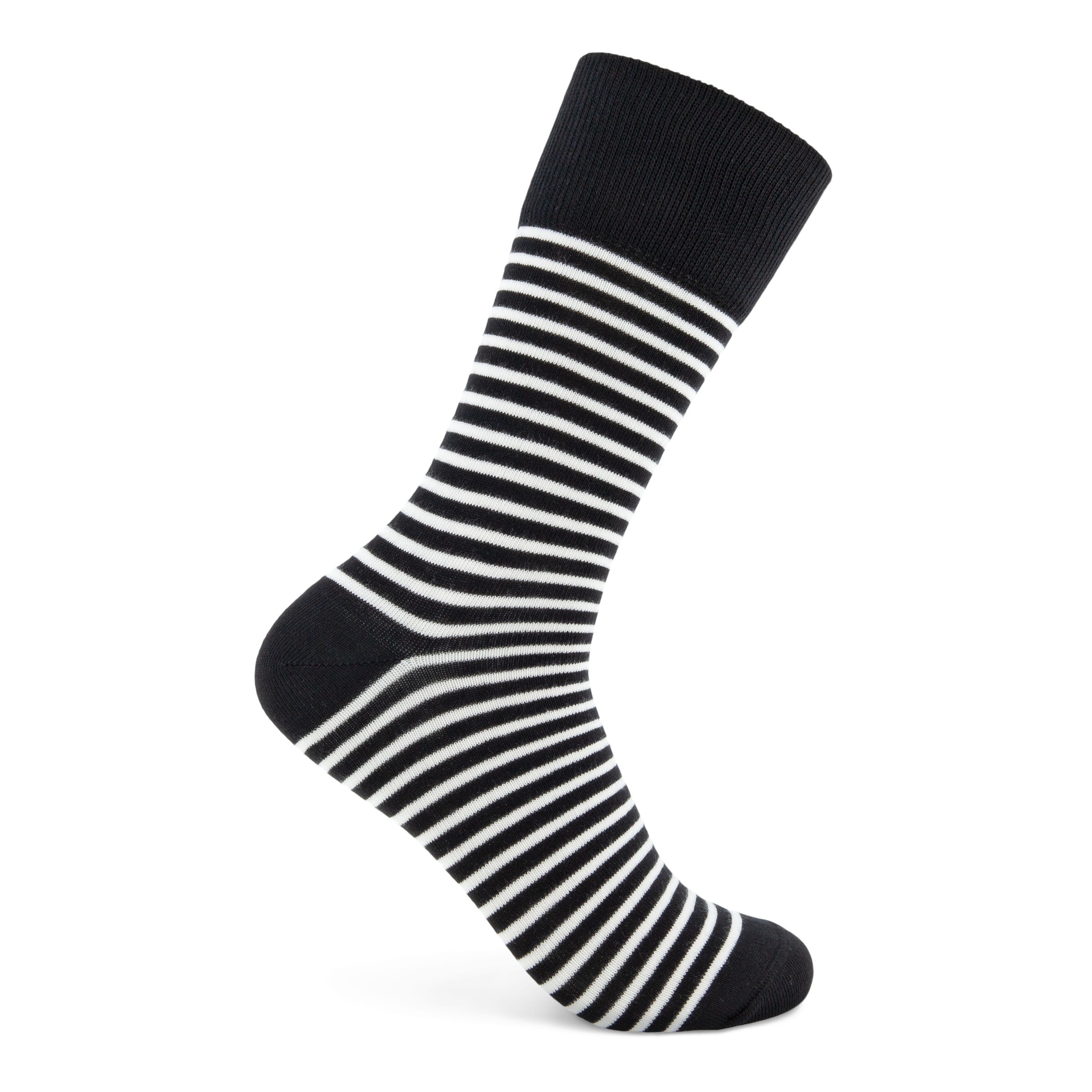 ECCO Classic Stripe Socks - Black - Detail-1