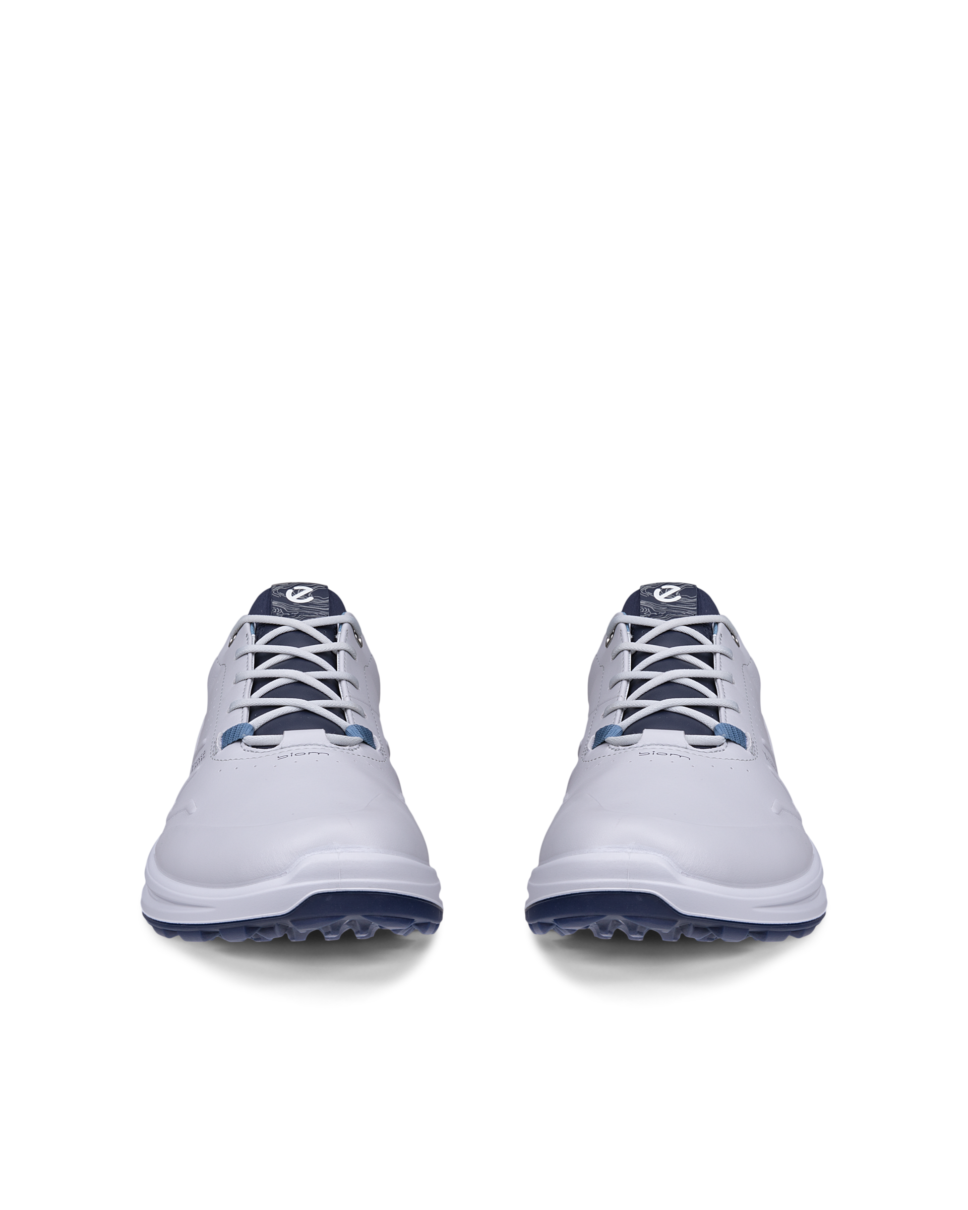 Men's ECCO® Golf Biom H6 Leather Waterproof Golf Shoe | Gray