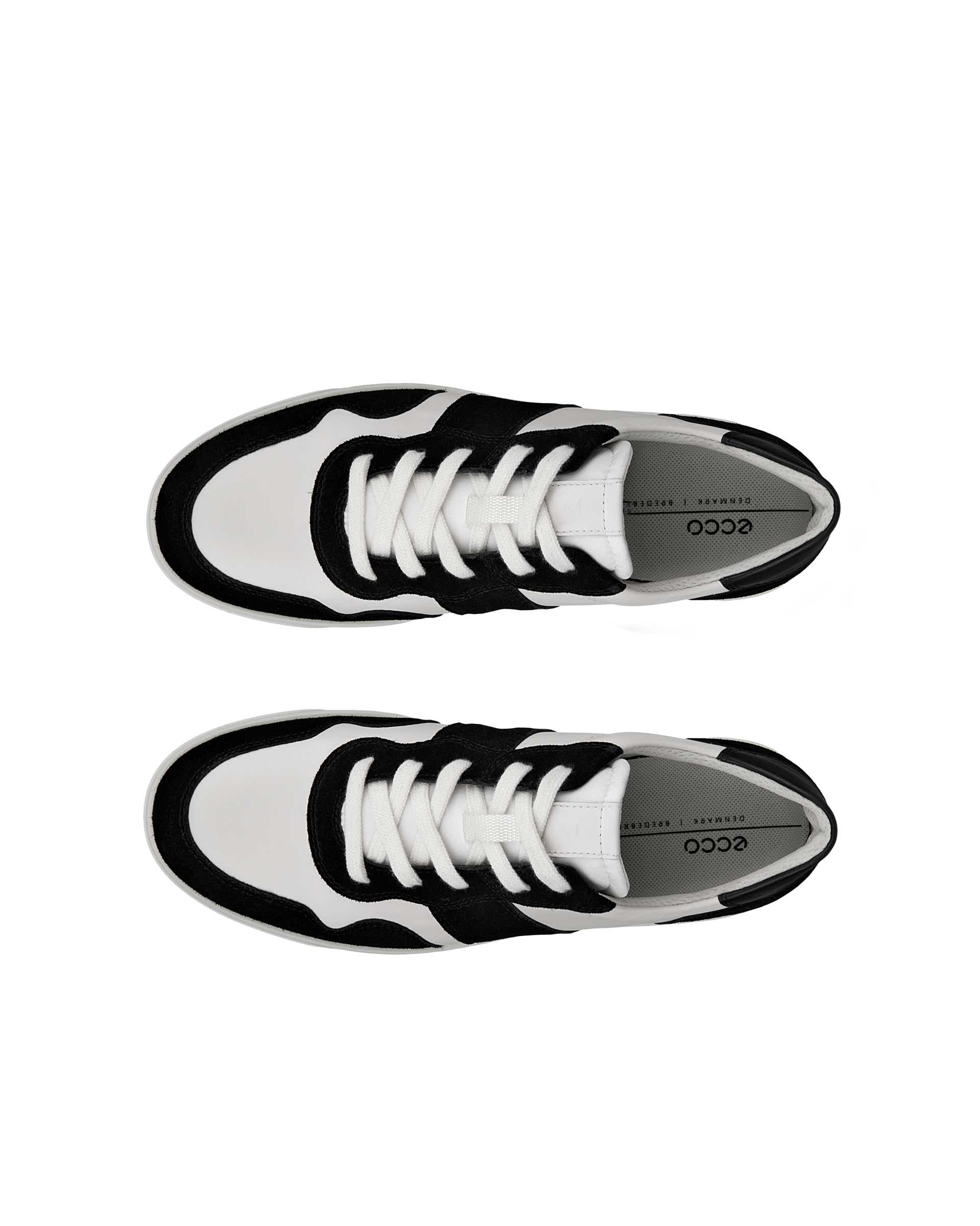 ECCO® Street Lite sneakers i ruskind til damer - Sort - Top left pair