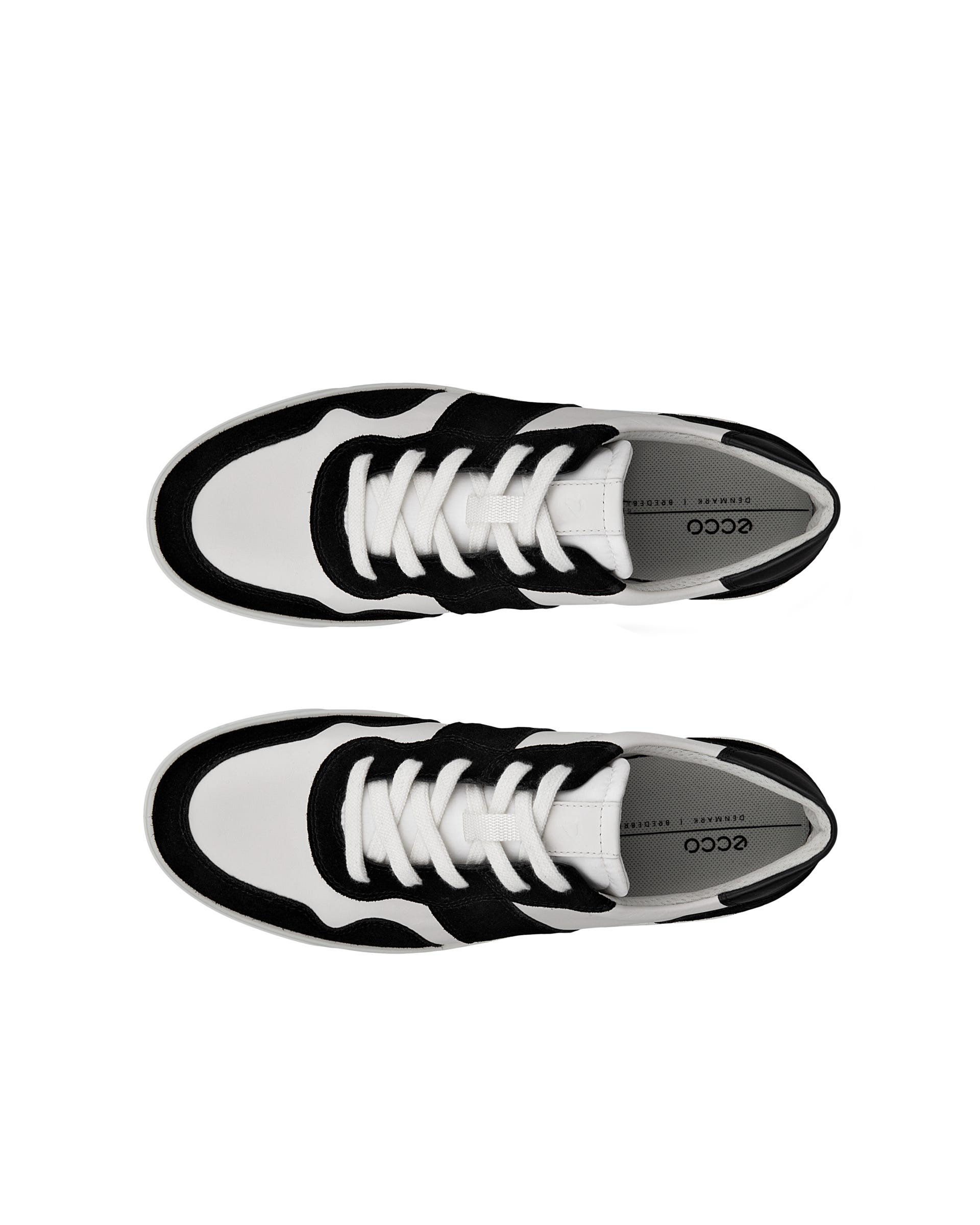 ECCO® Street Lite sneakers i ruskind til damer - Sort - Top left pair