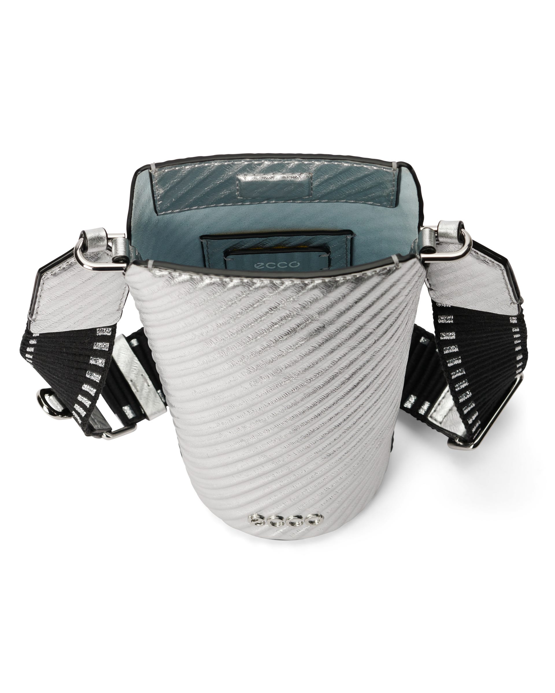 ECCO® Pot Metallic Leather Crossbody Bag