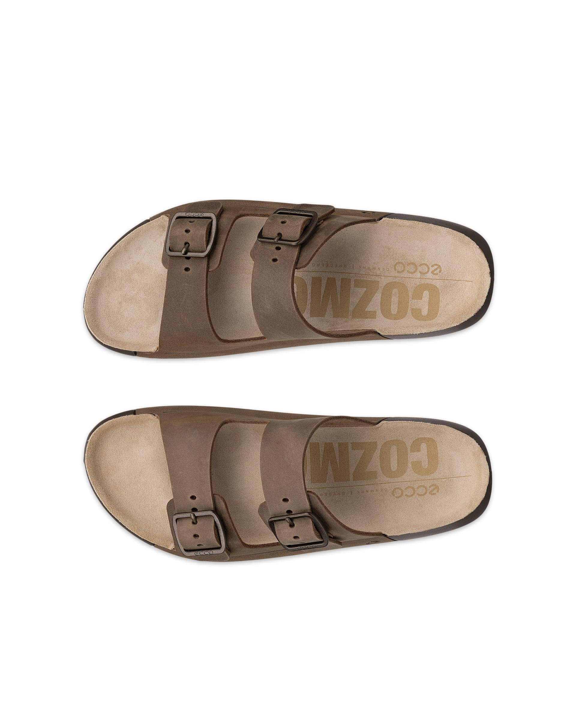 ECCO® COZMO Sandal med två remmar nubuck dam - Brun - Top left pair