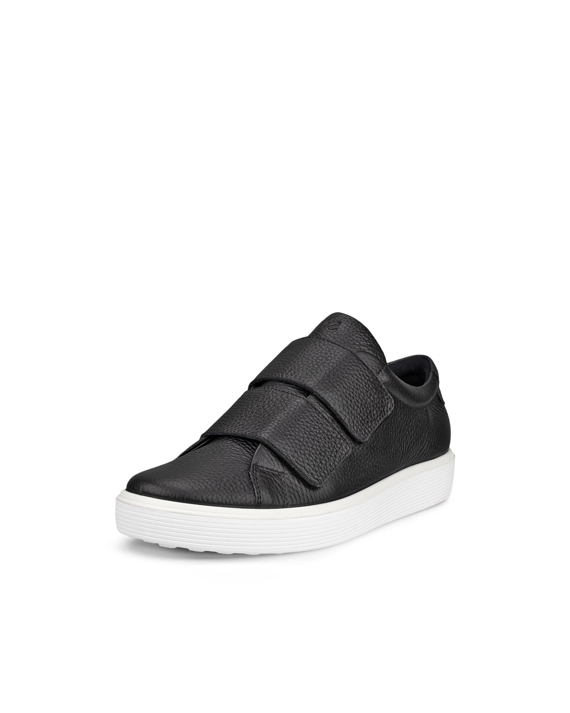ECCO® Soft 60 női bőr sneaker - Fekete - Main