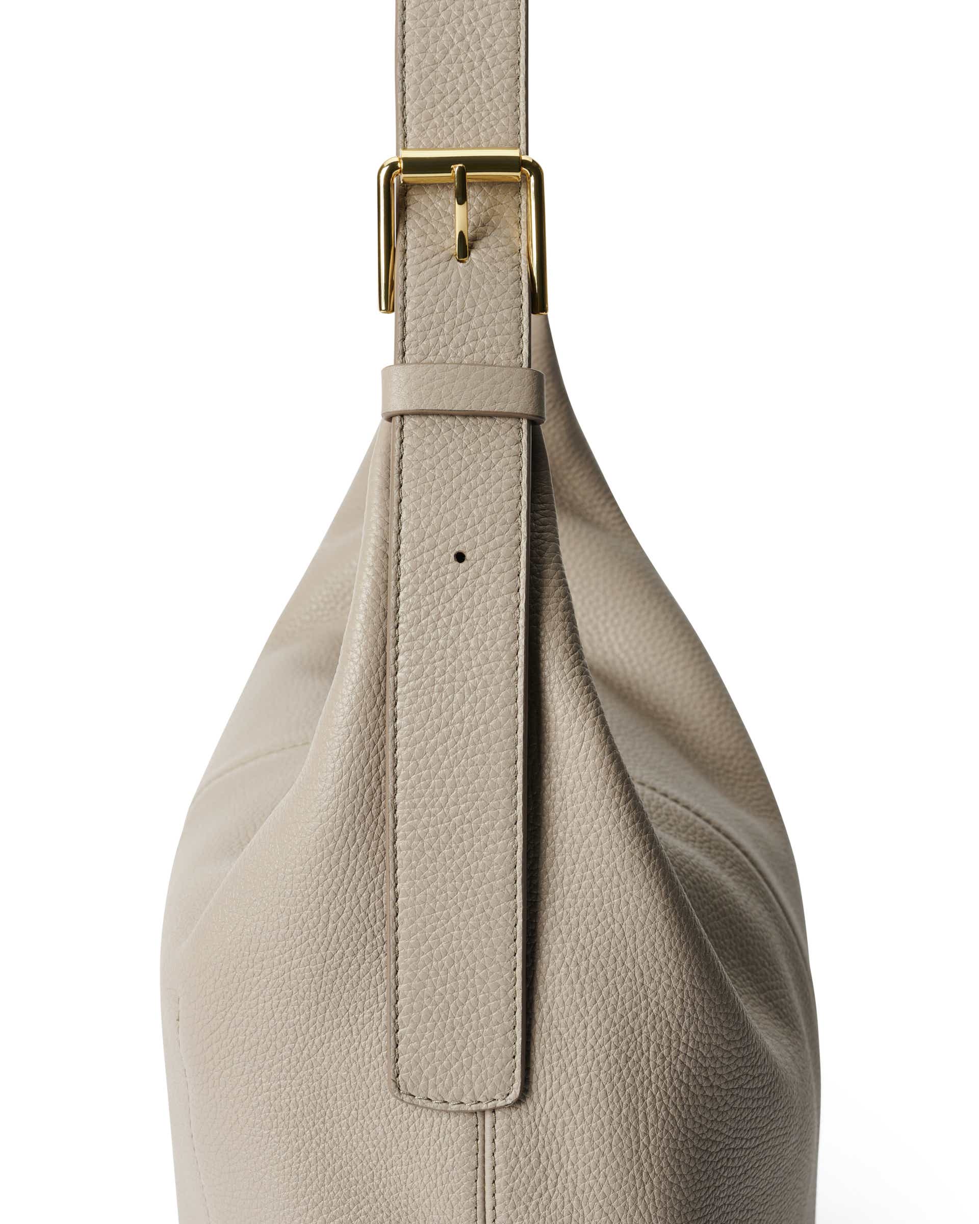 ECCO® Hobo Leather Hobo Bag - Beige - Detail-2