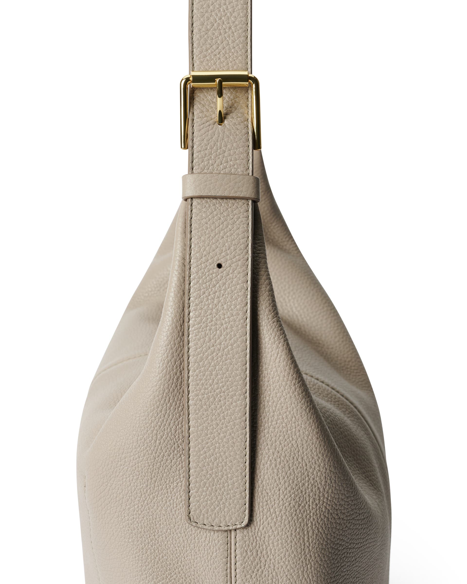 ECCO® Hobo Leather Hobo Bag - Beige - Detail-2