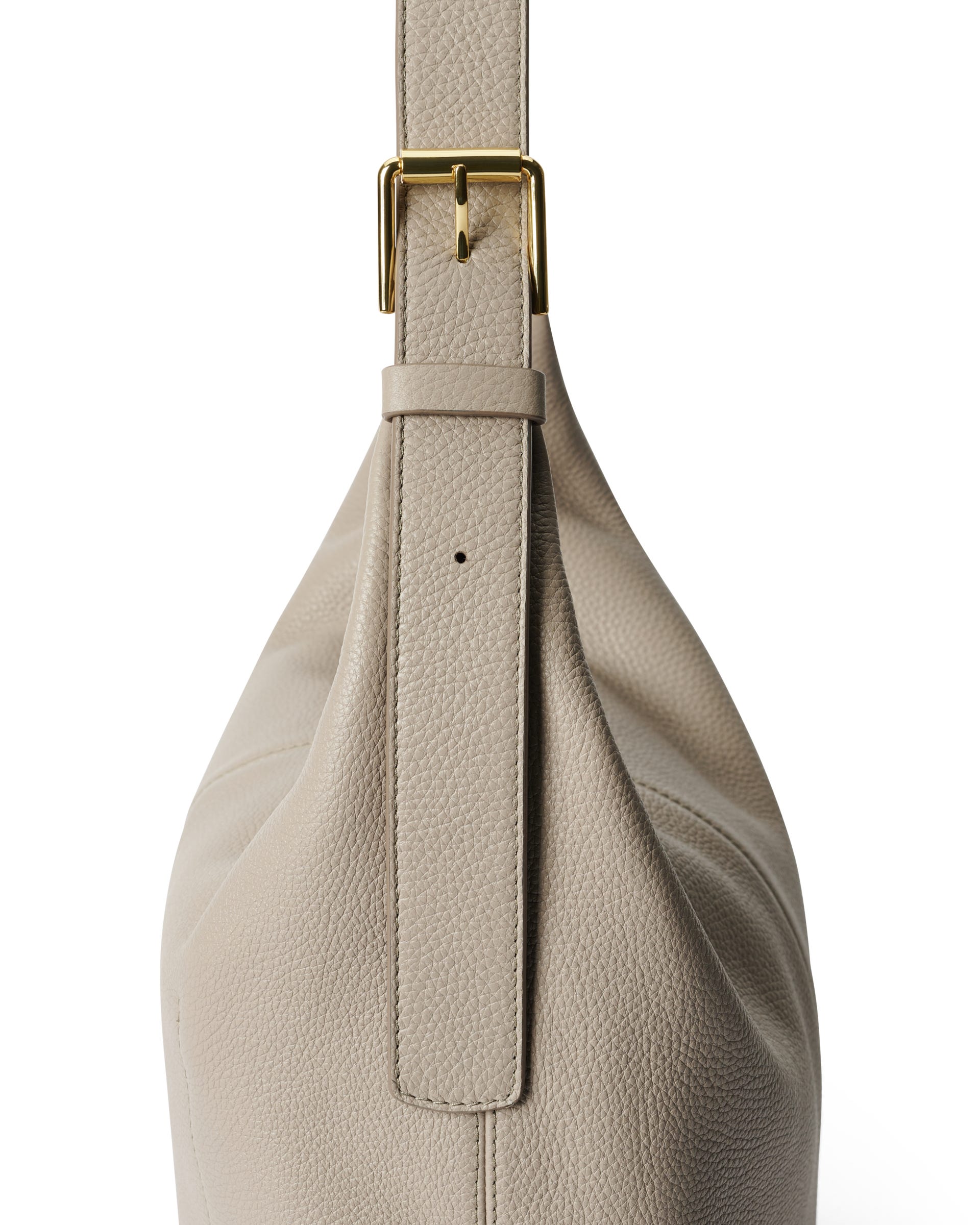 ECCO® Hobo Leather Hobo Bag - Beige - Detail-2