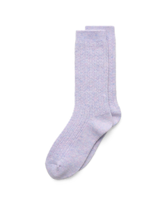 ECCO Hygge Cable Knit Mid-Cut — Purple 1