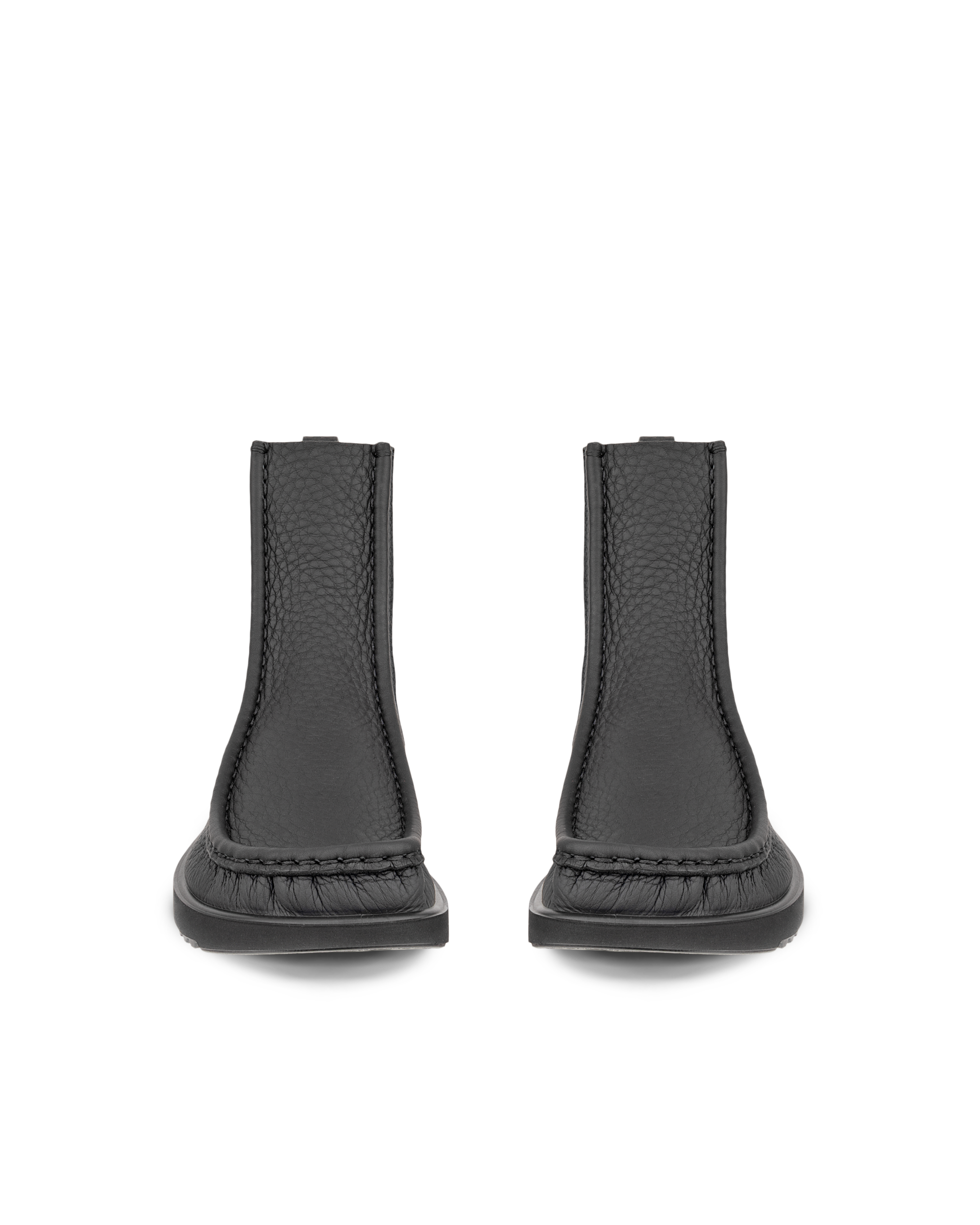 Pánske kožené nízke členkové čižmy ECCO® JOKE - Čierna - Front pair