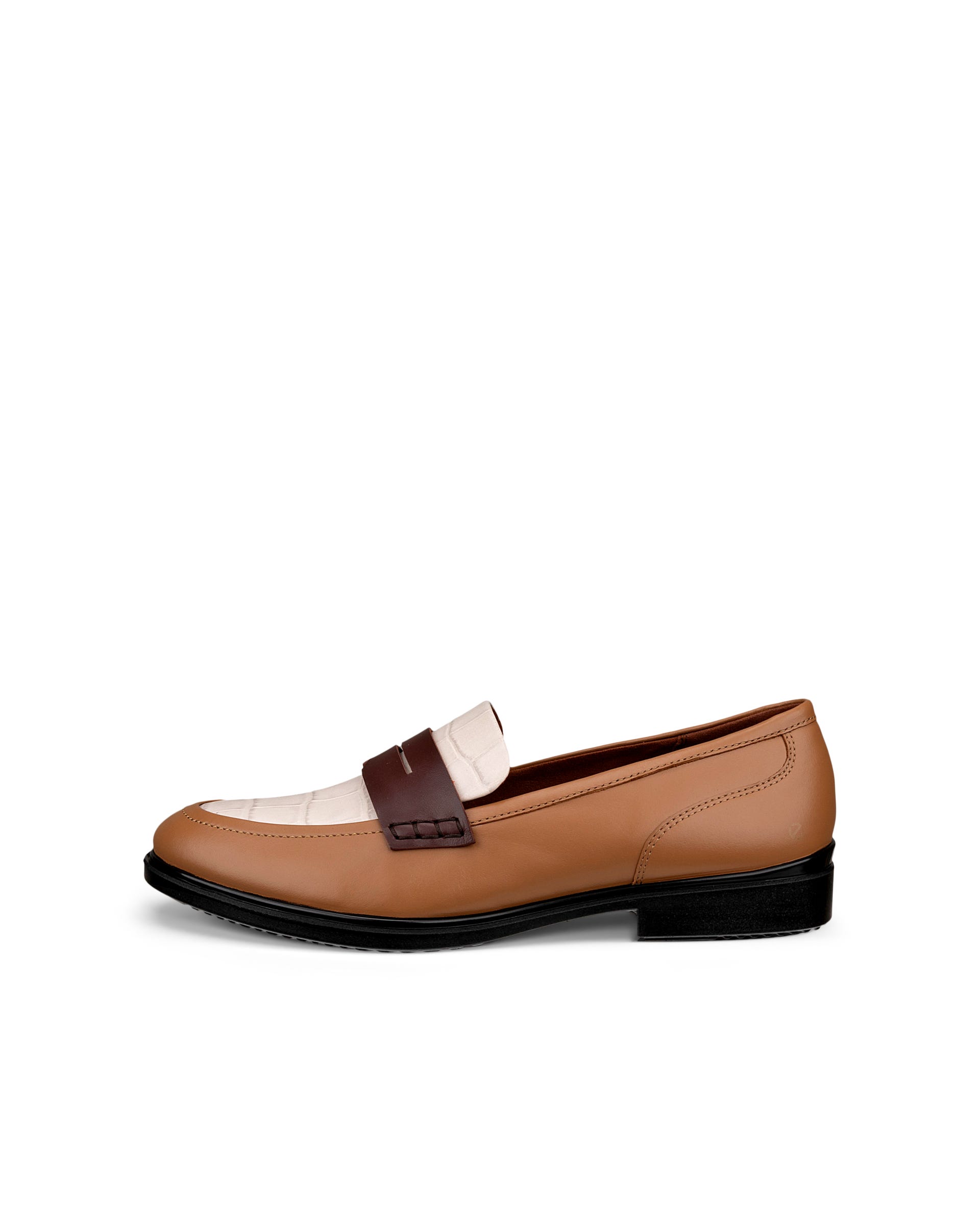 Women's ECCO® Modtray Leather Loafer | Brown