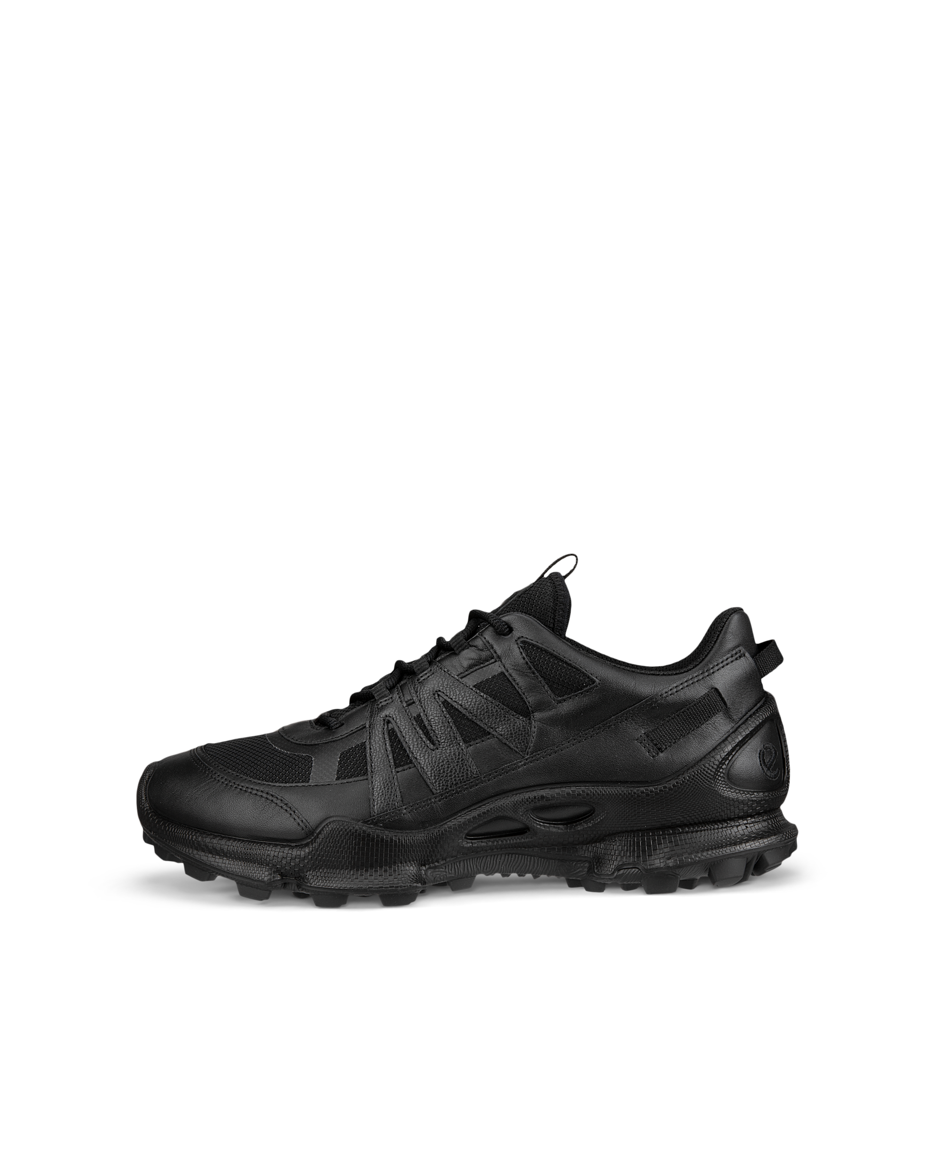ECCO BIOM C Trail メンズ レザーGore-Texアウトドアスニーカー - ブラック - Outside