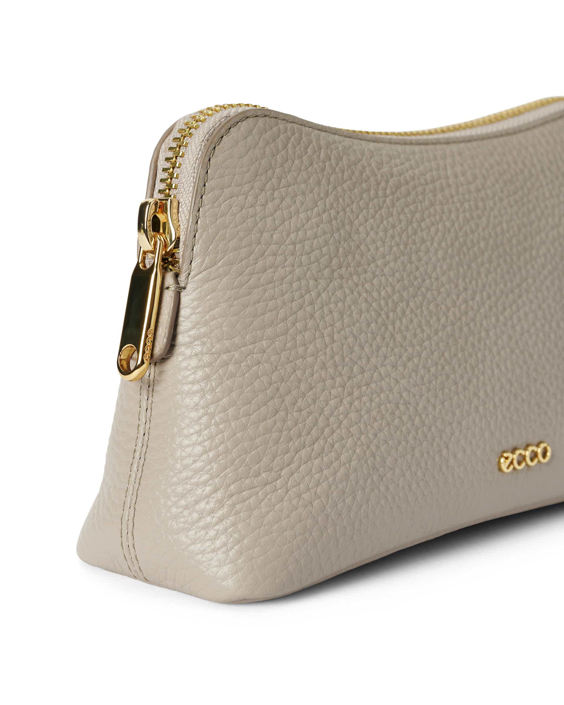 ECCO® Cosmetic Pouch Pouch-väska skinn - Beige - Detail-1