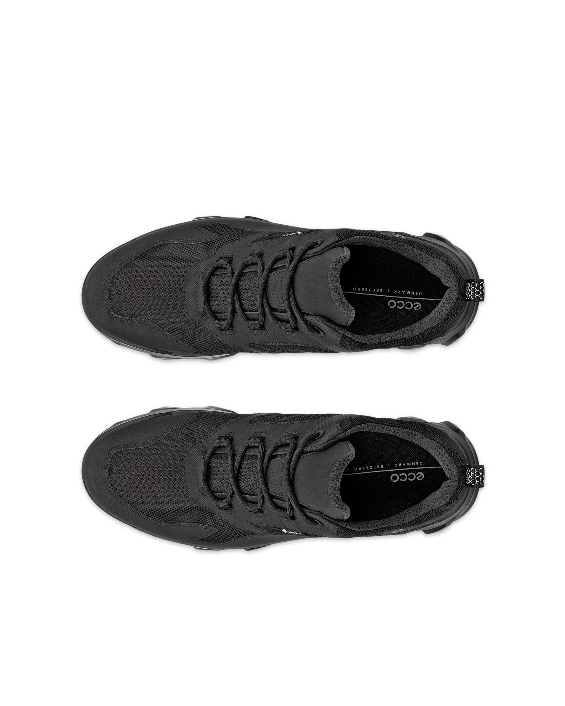 ECCO® MX Outdoor Gore-Tex-sneaker herr - Svart - Top left pair