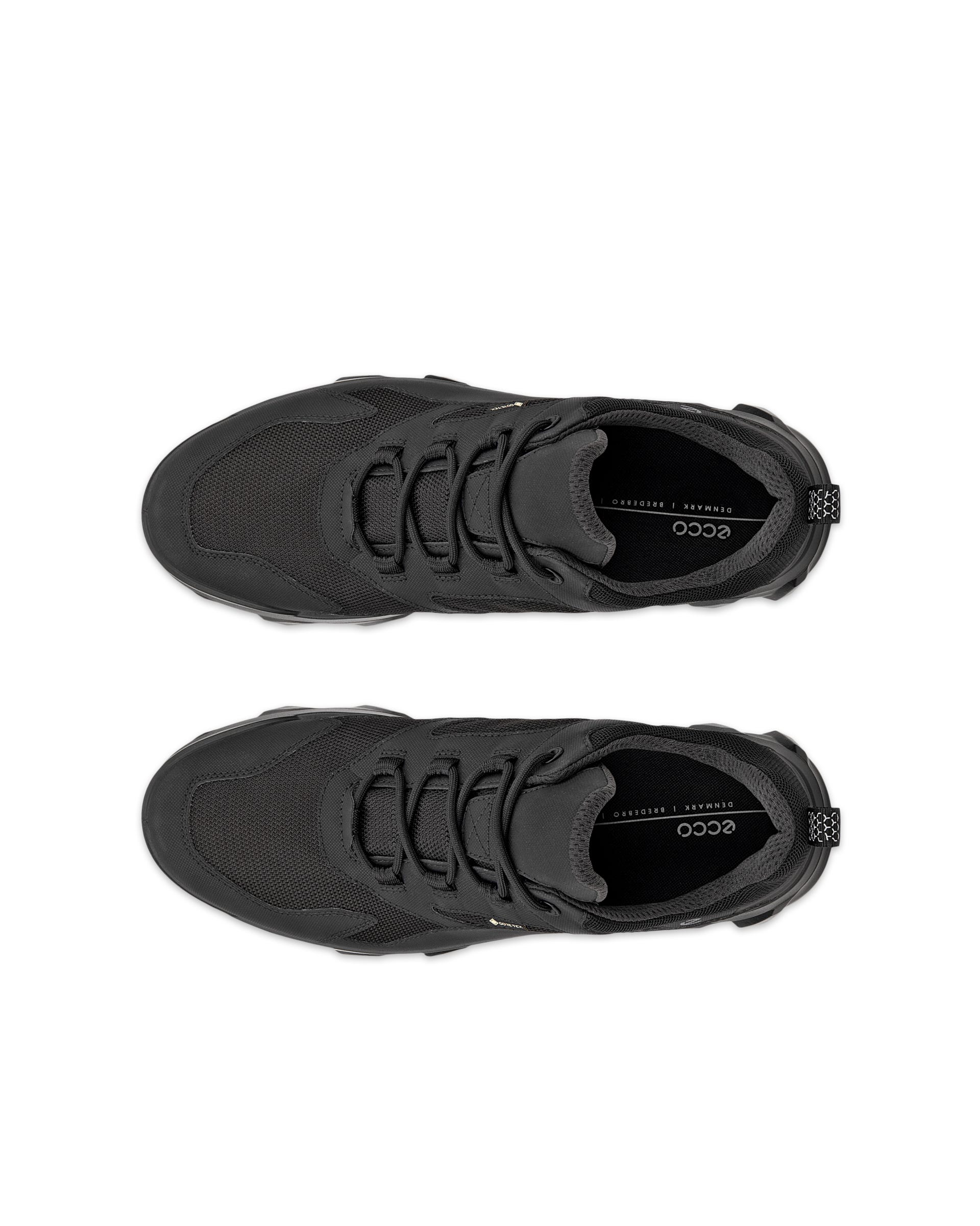 ECCO® MX Outdoor Gore-Tex-sneaker herr - Svart - Top left pair