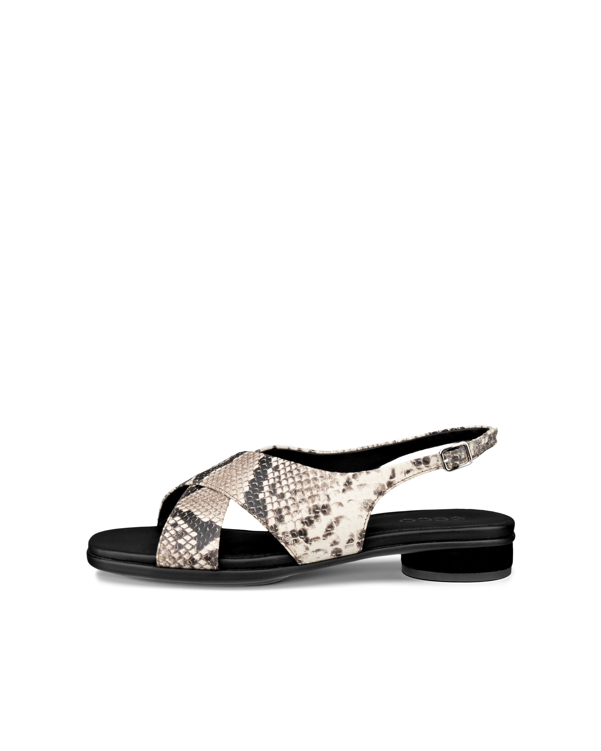 Women's ECCO® Sculpted Alba 25 Leather Heeled Slingback Sandal | Beige