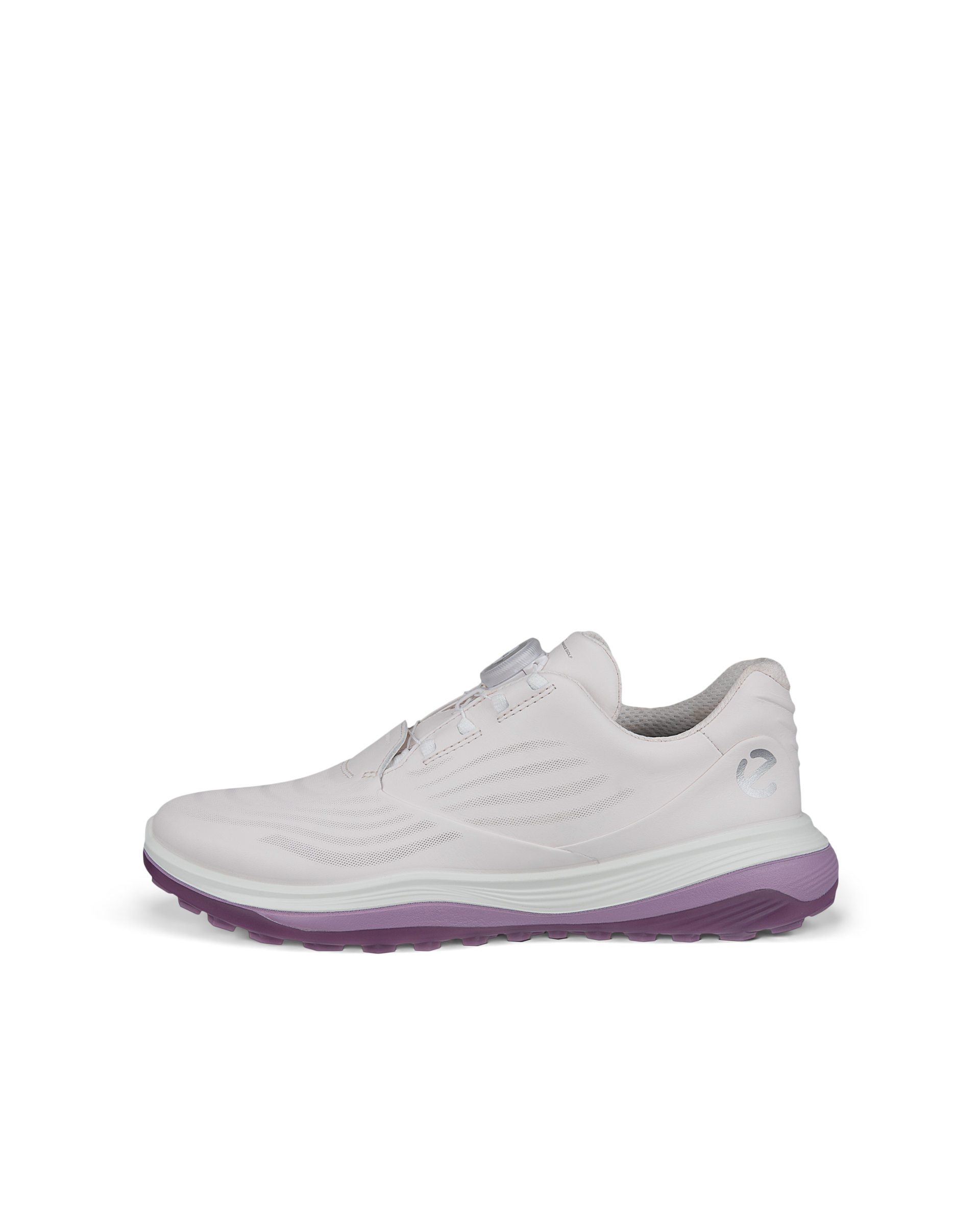 ECCO　M GOLF. LT1. BOA (26.0) Women's ECCO® Golf LT1 Hybrid Boa Leather Waterproof Golf Shoe | Pink