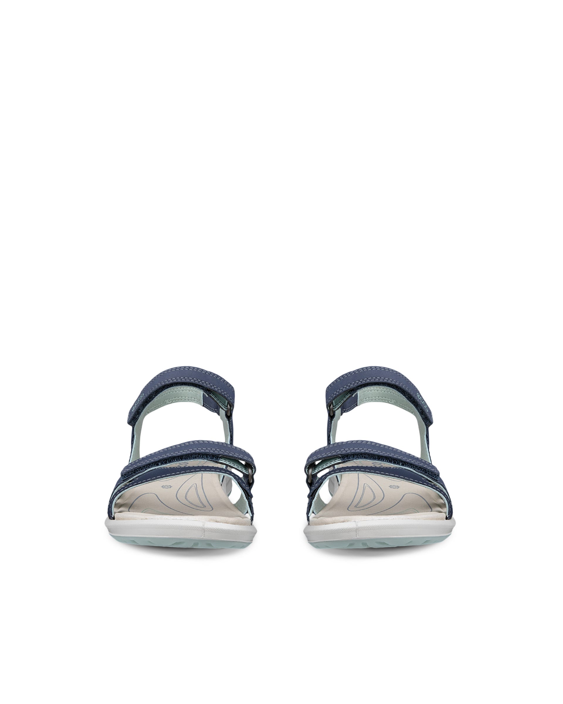 Women's ECCO® Cruise II Nubuck Flat Sandal Blue