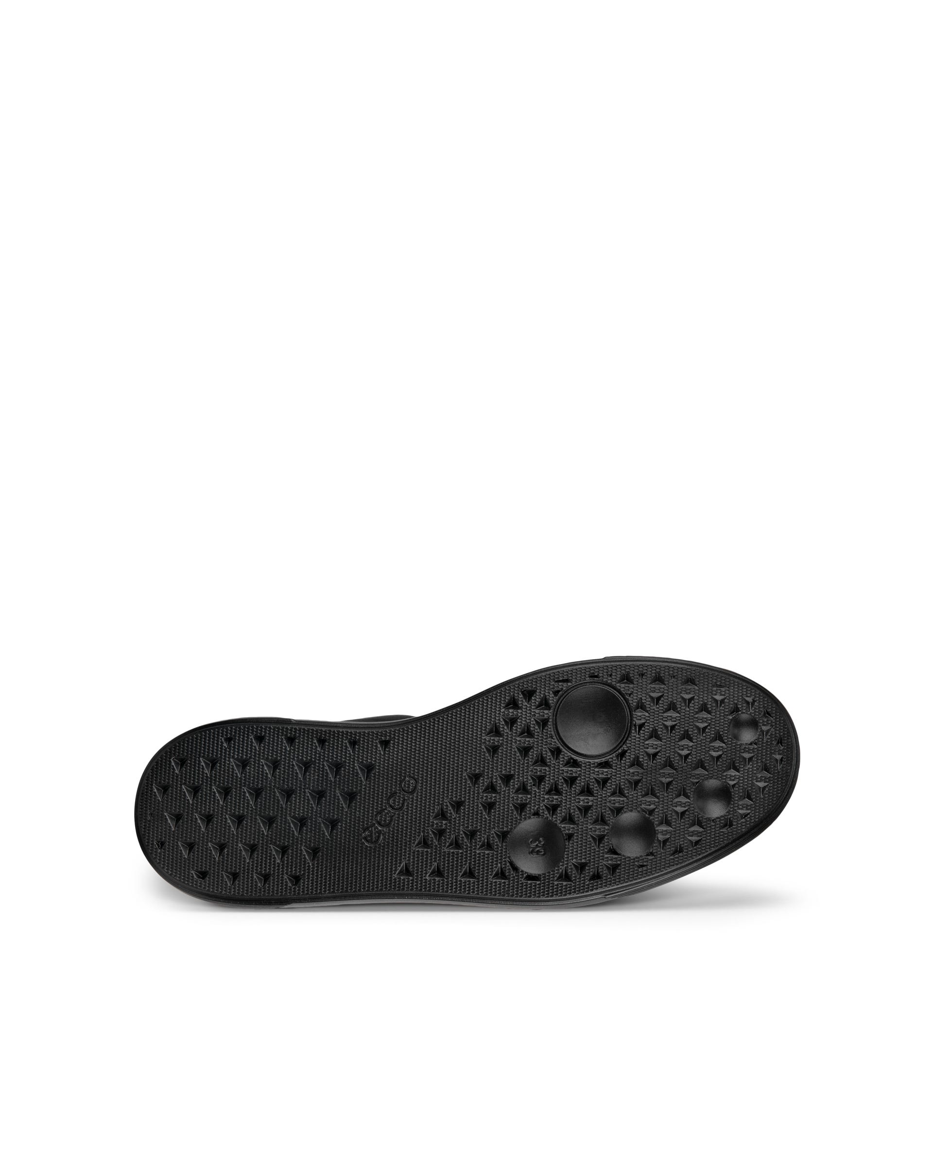 ECCO Street Platform ウィメンズ レザープラットフォームスニーカー - ブラック - Sole