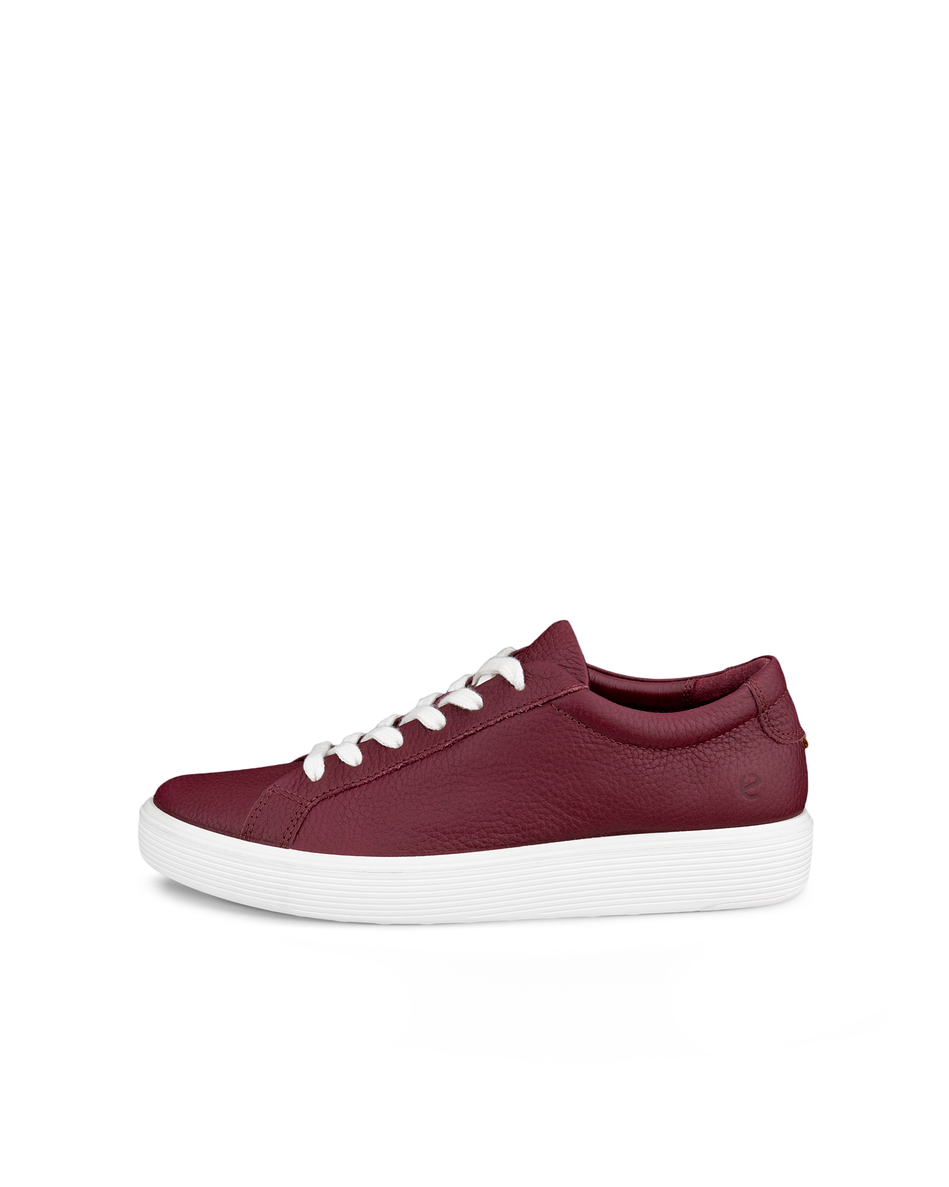 ECCO SOFT 60 - Women's Leather Trainer - Red - 35
