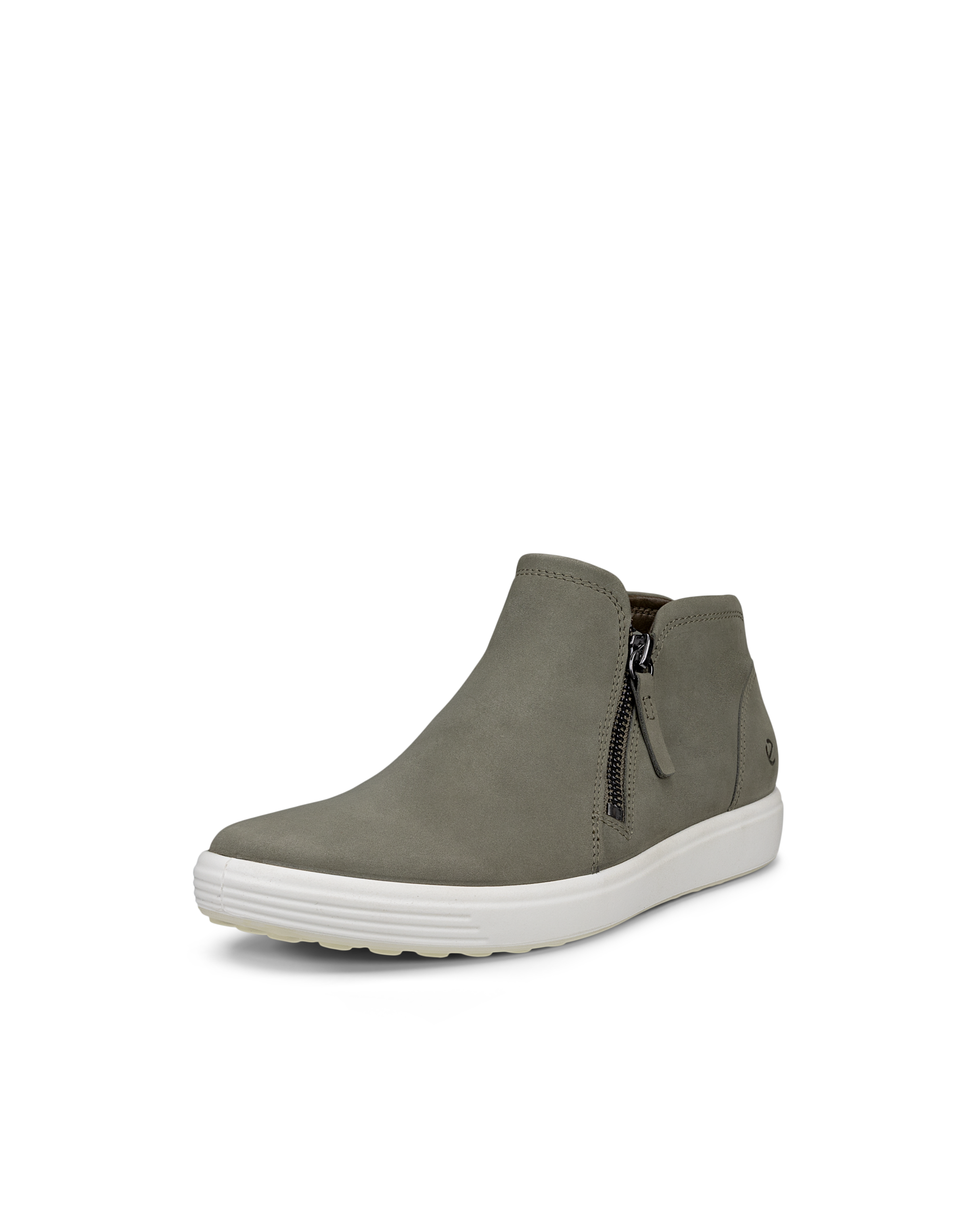 Women's ECCO® Soft 7 Nubuck Side-Zip Bootie | Green