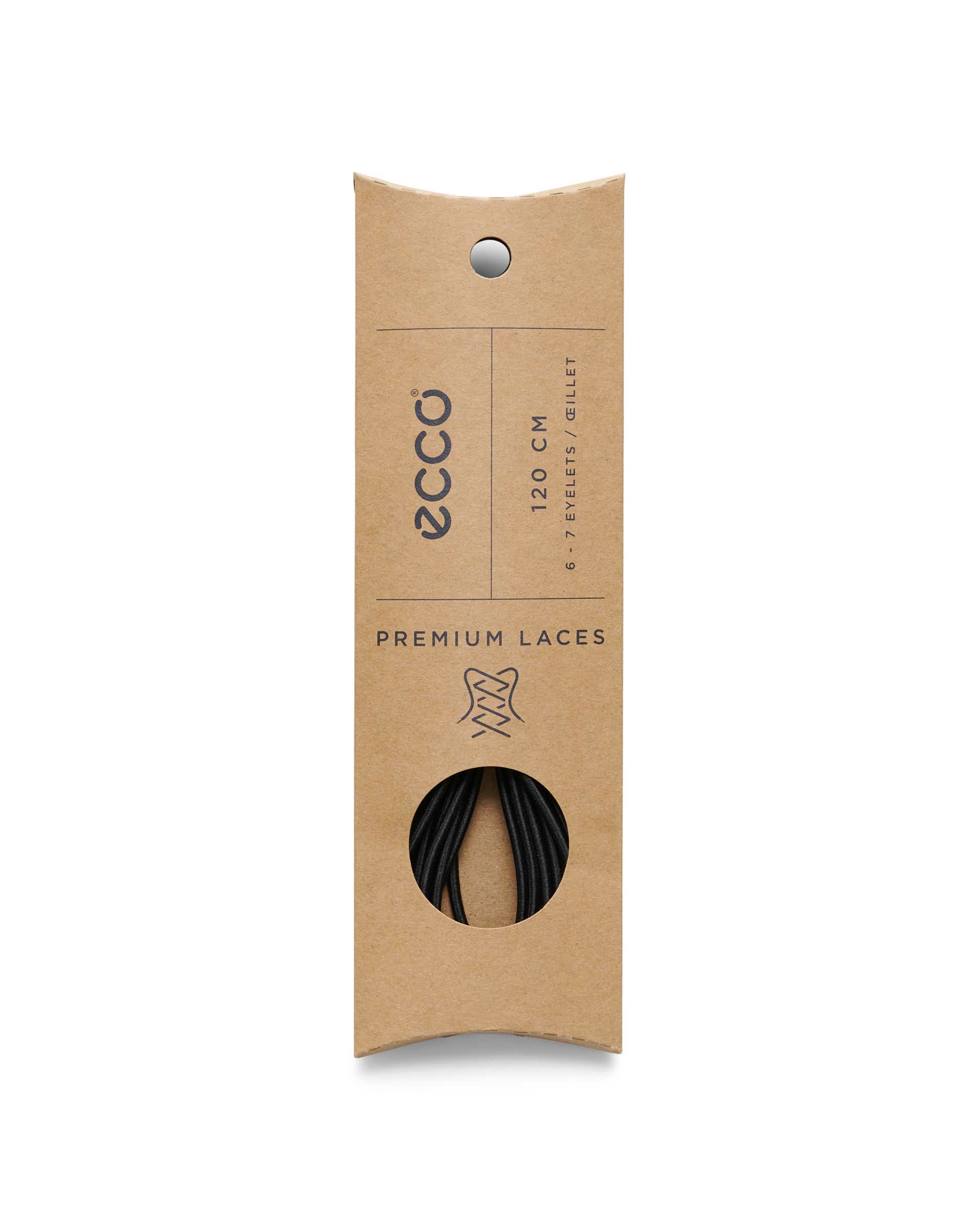 ECCO® Fast Lock snørebånd - Sort - Detail-2