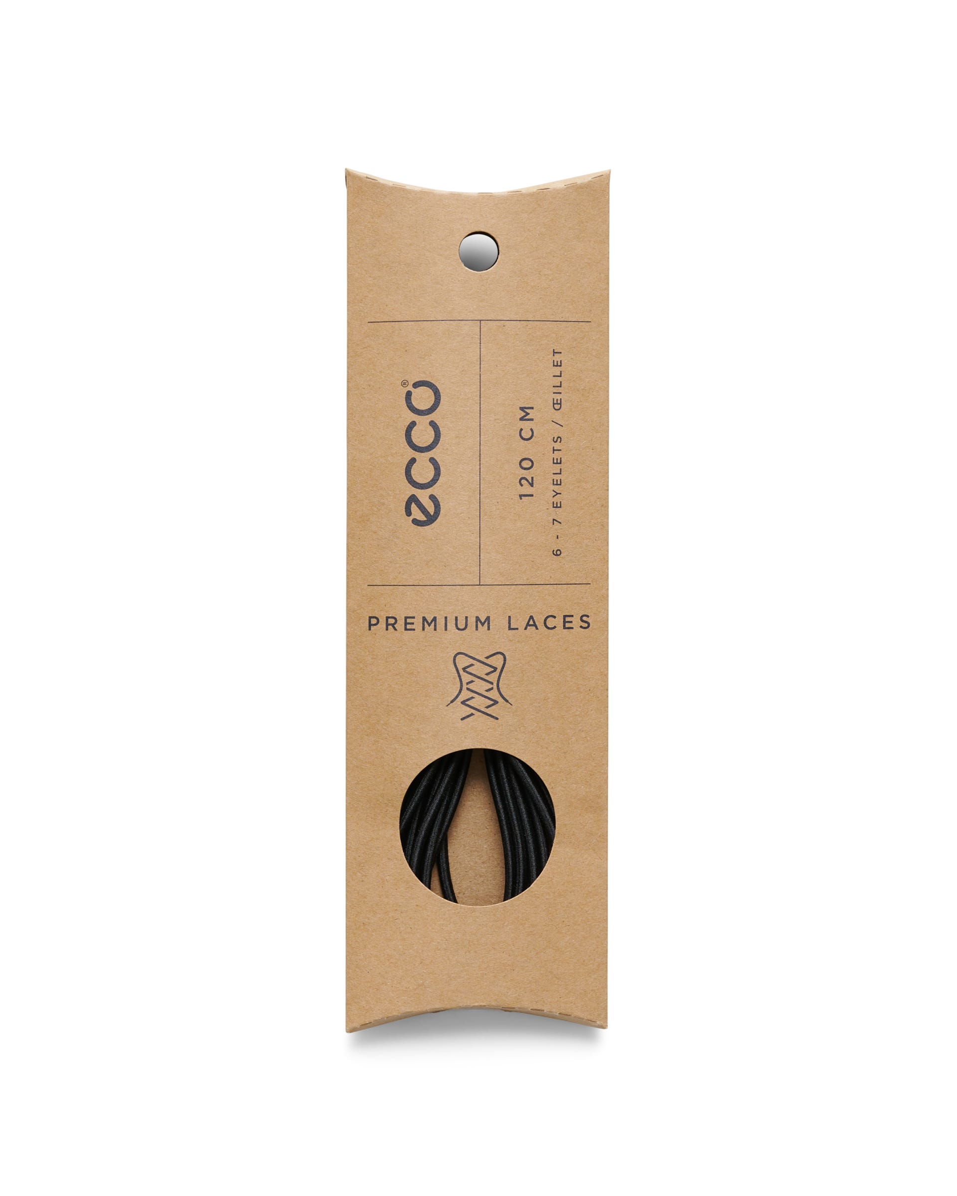 ECCO® Fast Lock snørebånd - Sort - Detail-2