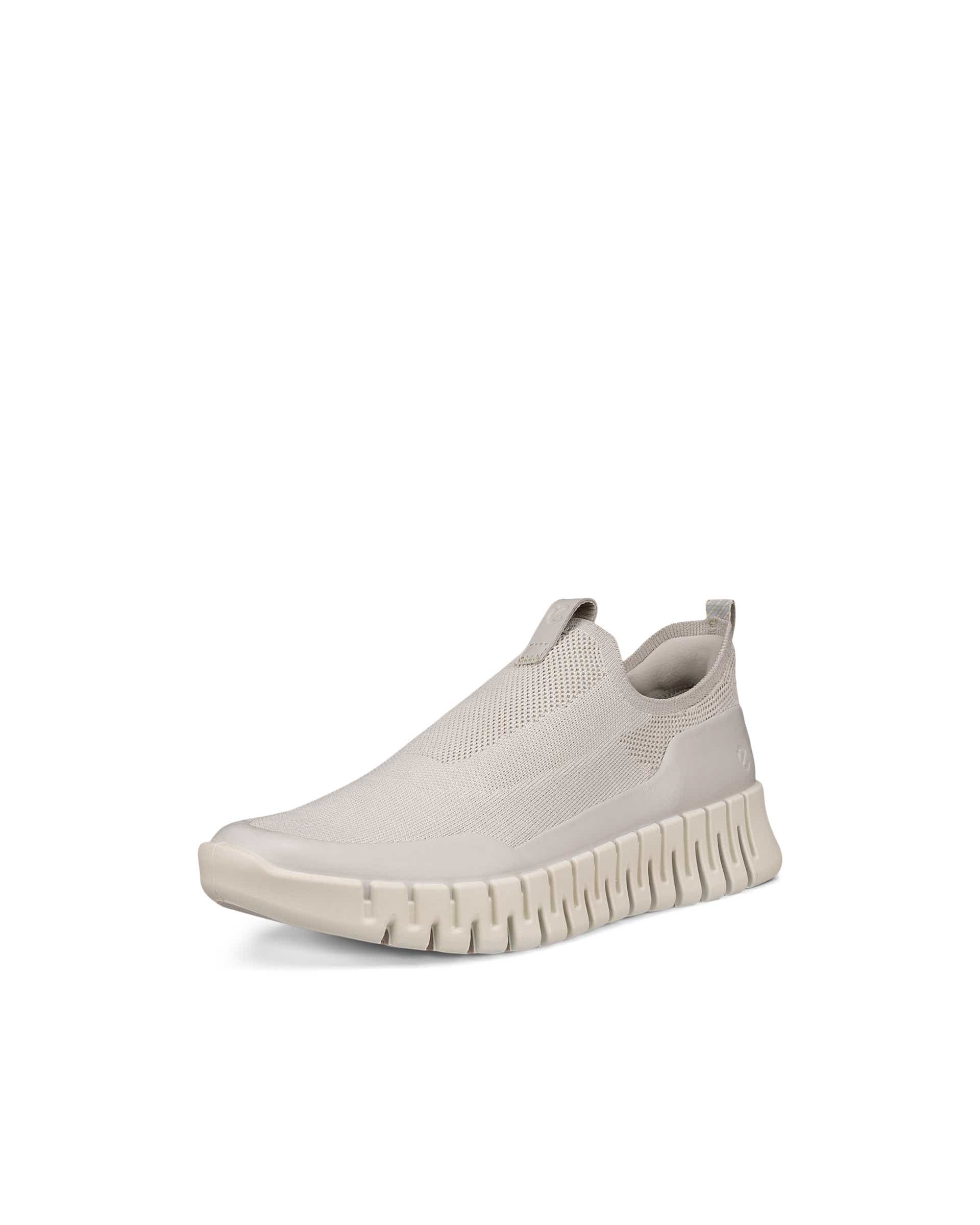 Women's ECCO® GRUUV Textile Trainer - Beige - Main