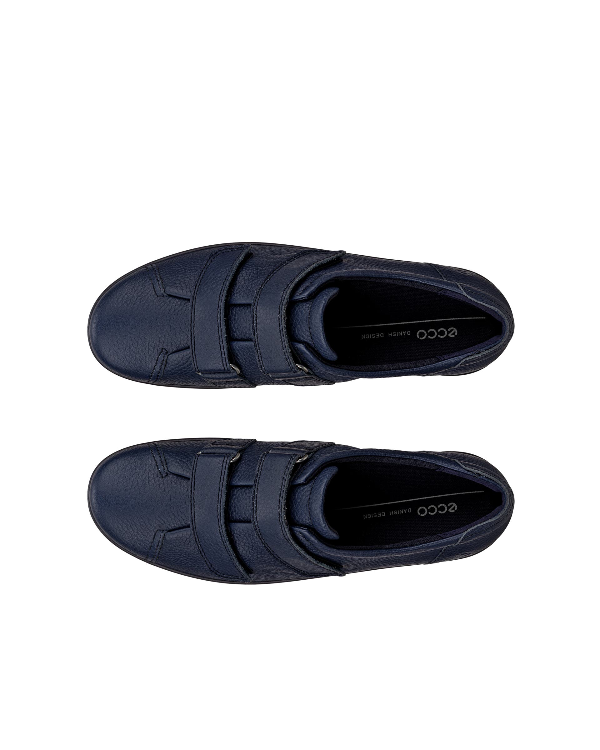 ECCO® Soft 2.0 Dames leren wandelschoen - Blauw - Top left pair