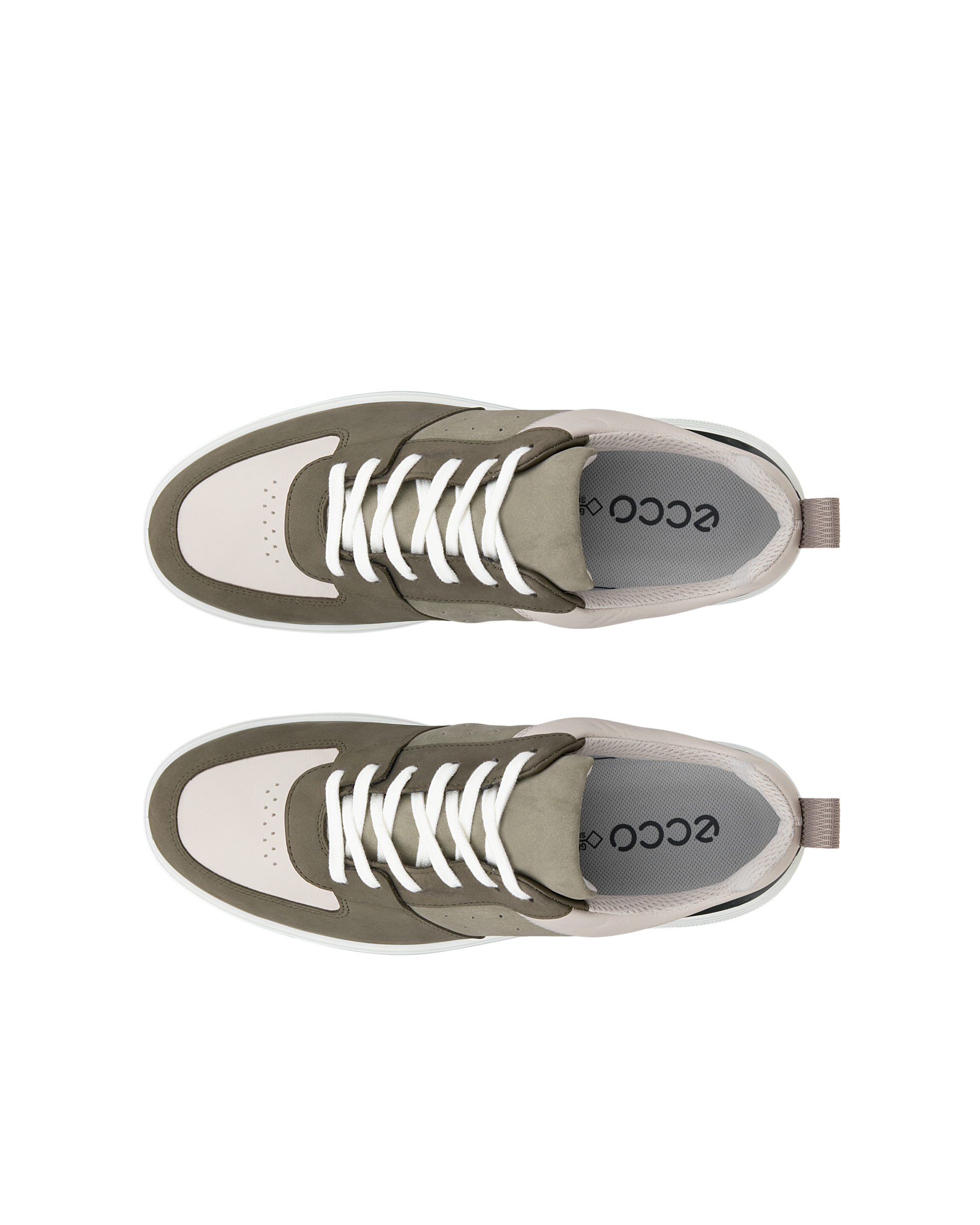 ECCO street 720 MEN メンズ レザーGore-Texスニーカー | グリーン