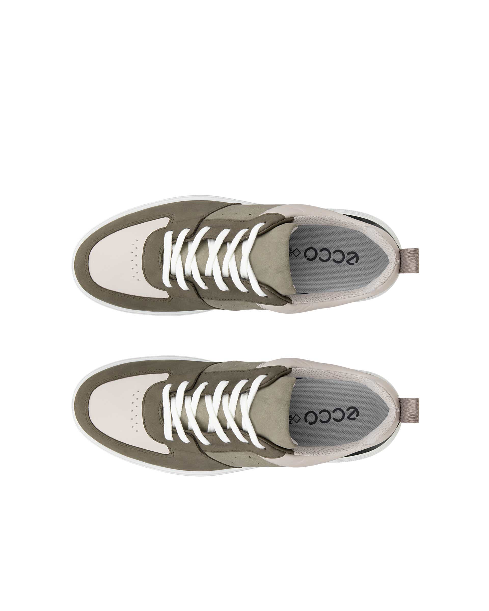 ECCO® STREET 720 Skinnsneaker med Gore-Tex herr - Grön - Top left pair