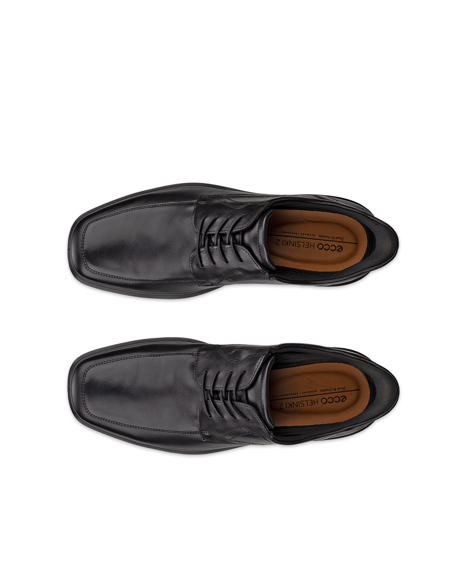 Men's ECCO® Helsinki 2 Leather Slip-In Derby Shoe | Black