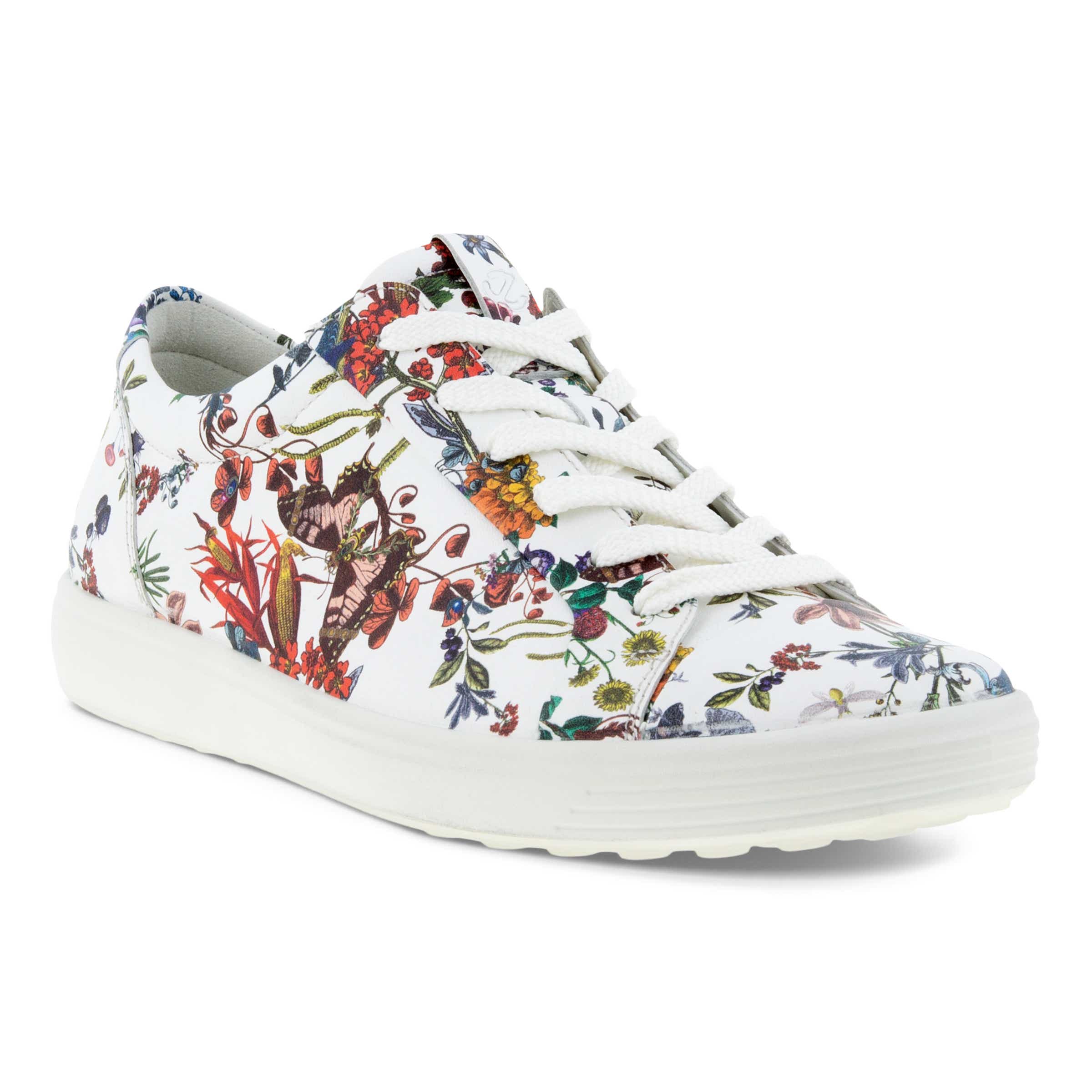 ECCO Soft 7 ウィメンズ レザースニーカー - マルチカラー - Main