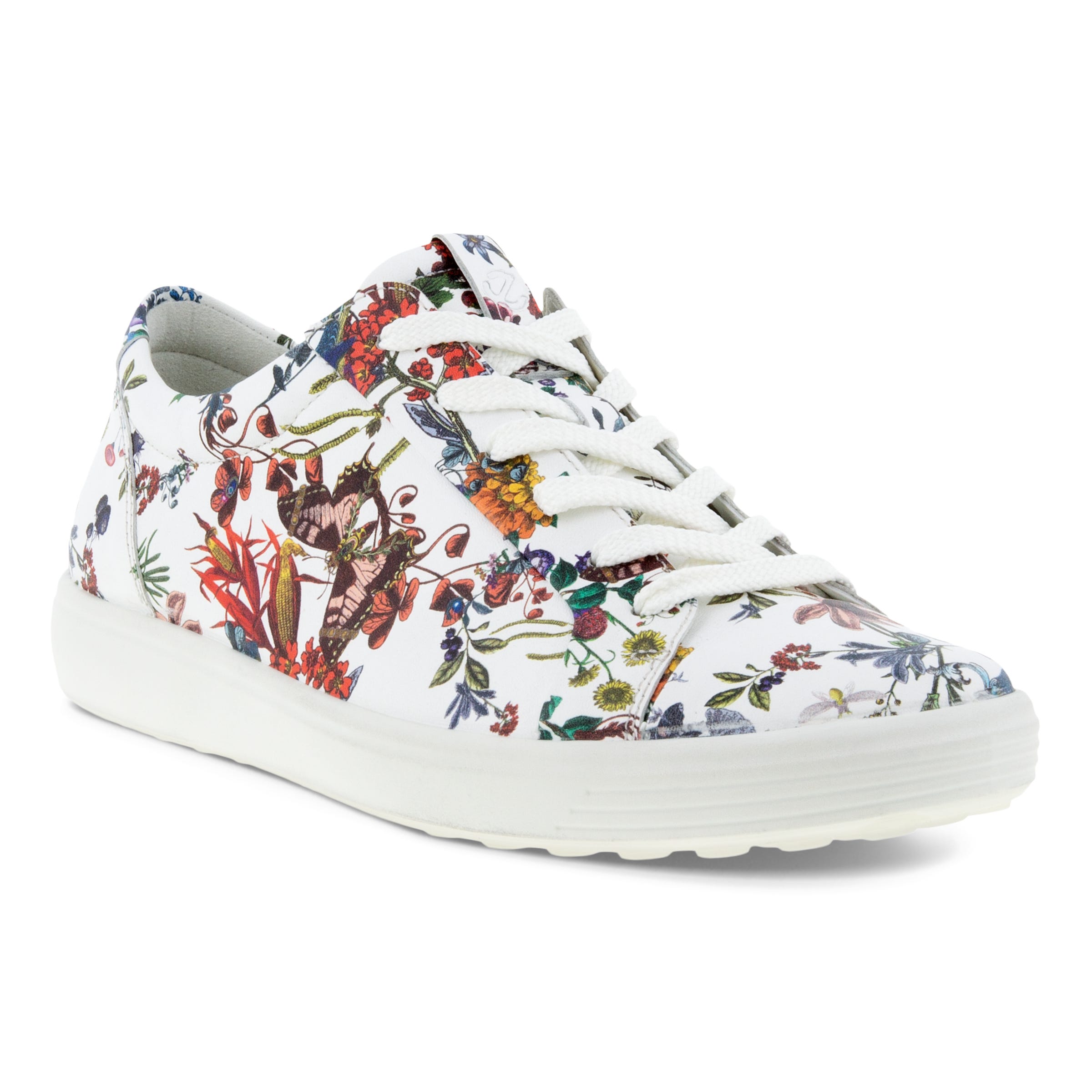 ECCO Soft 7 ウィメンズ レザースニーカー - マルチカラー - Main