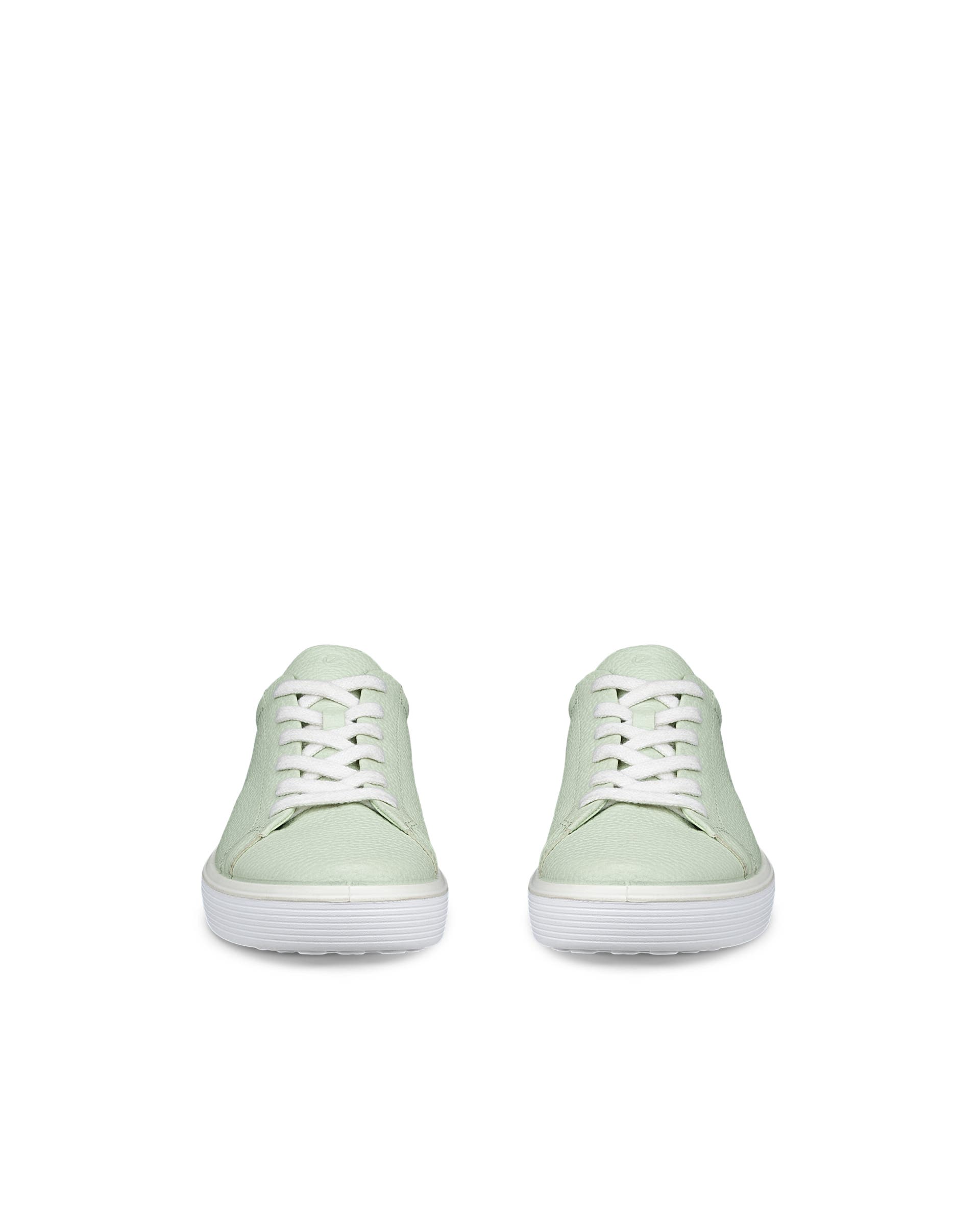 ECCO SOFT 60 WOMENS SNEAKER ウィメンズ レザースニーカー - グリーン - Front pair