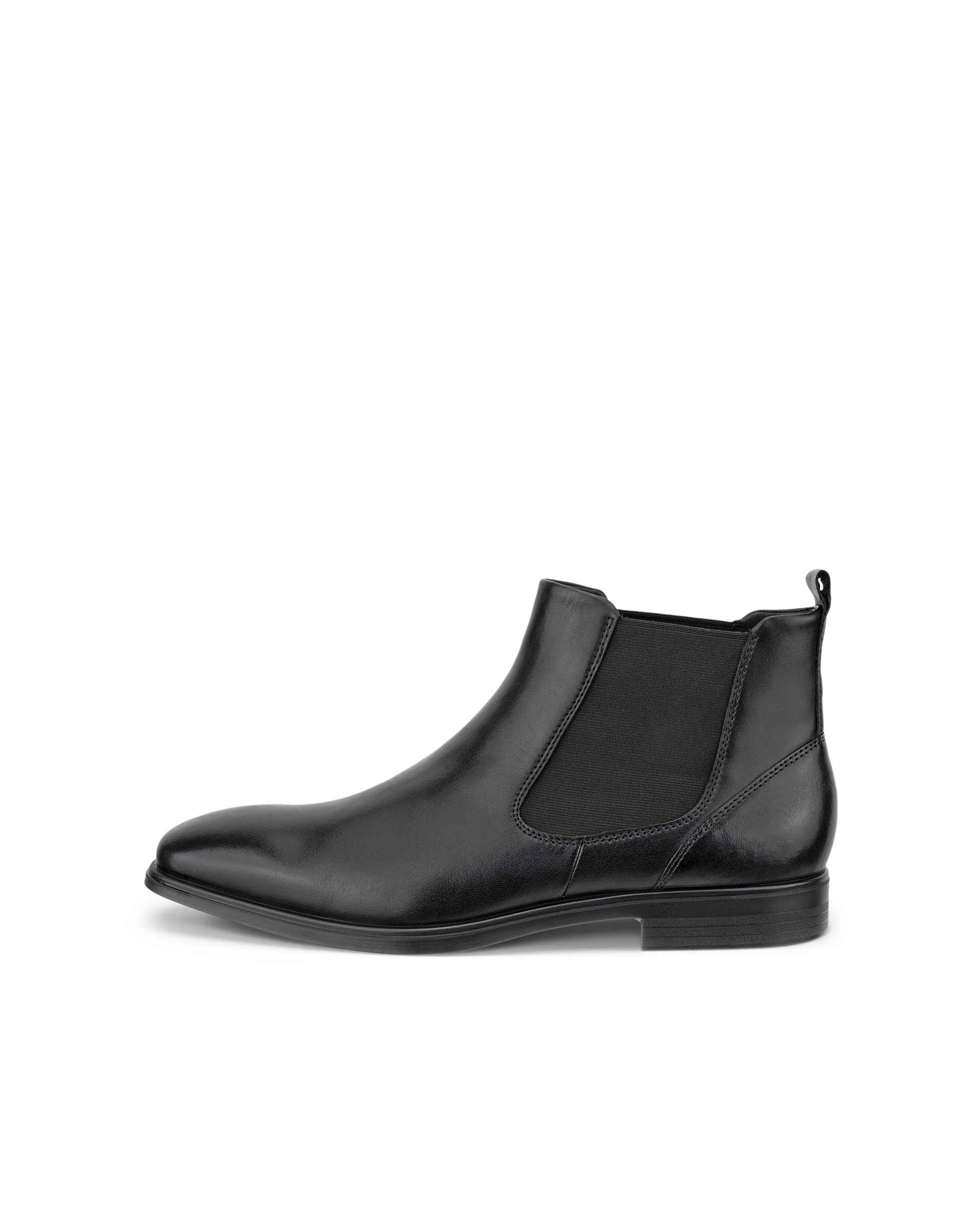 ECCO MELBOURNE - Men's Leather Chelsea Boot - Black - 45