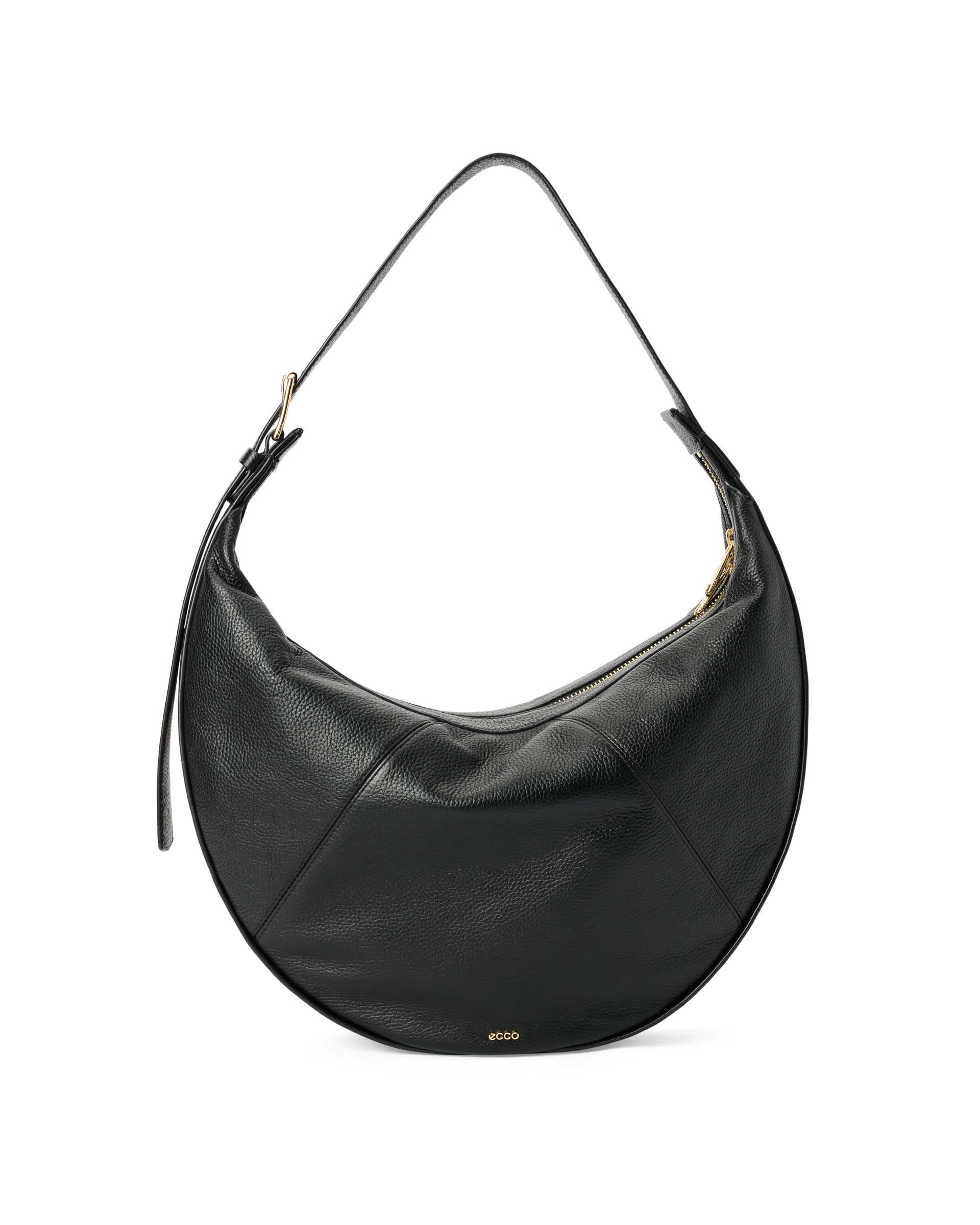 ECCO® Fortune Leather Shoulder Bag - Black - Main