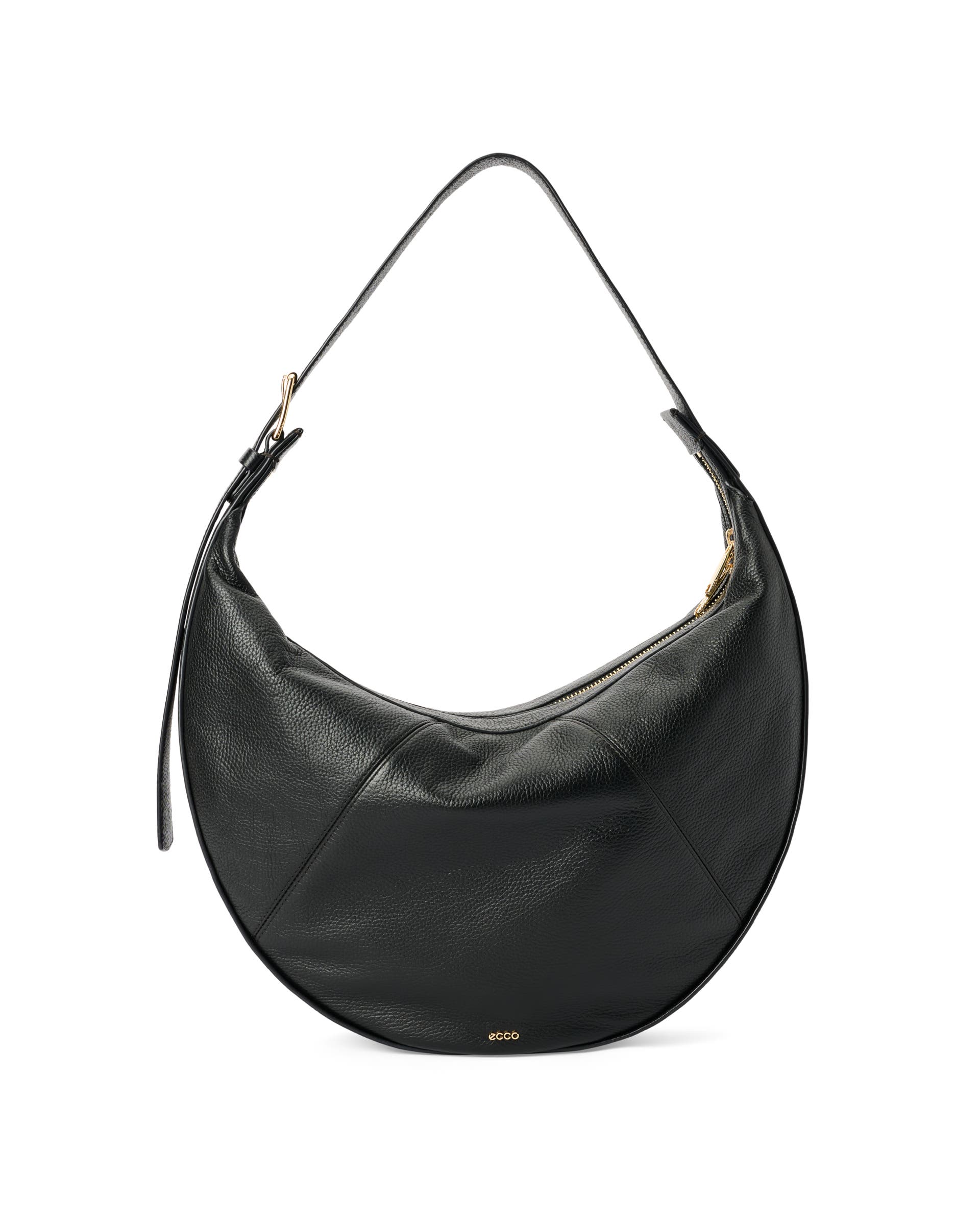 ECCO® Fortune Leather Shoulder Bag - Black - Main