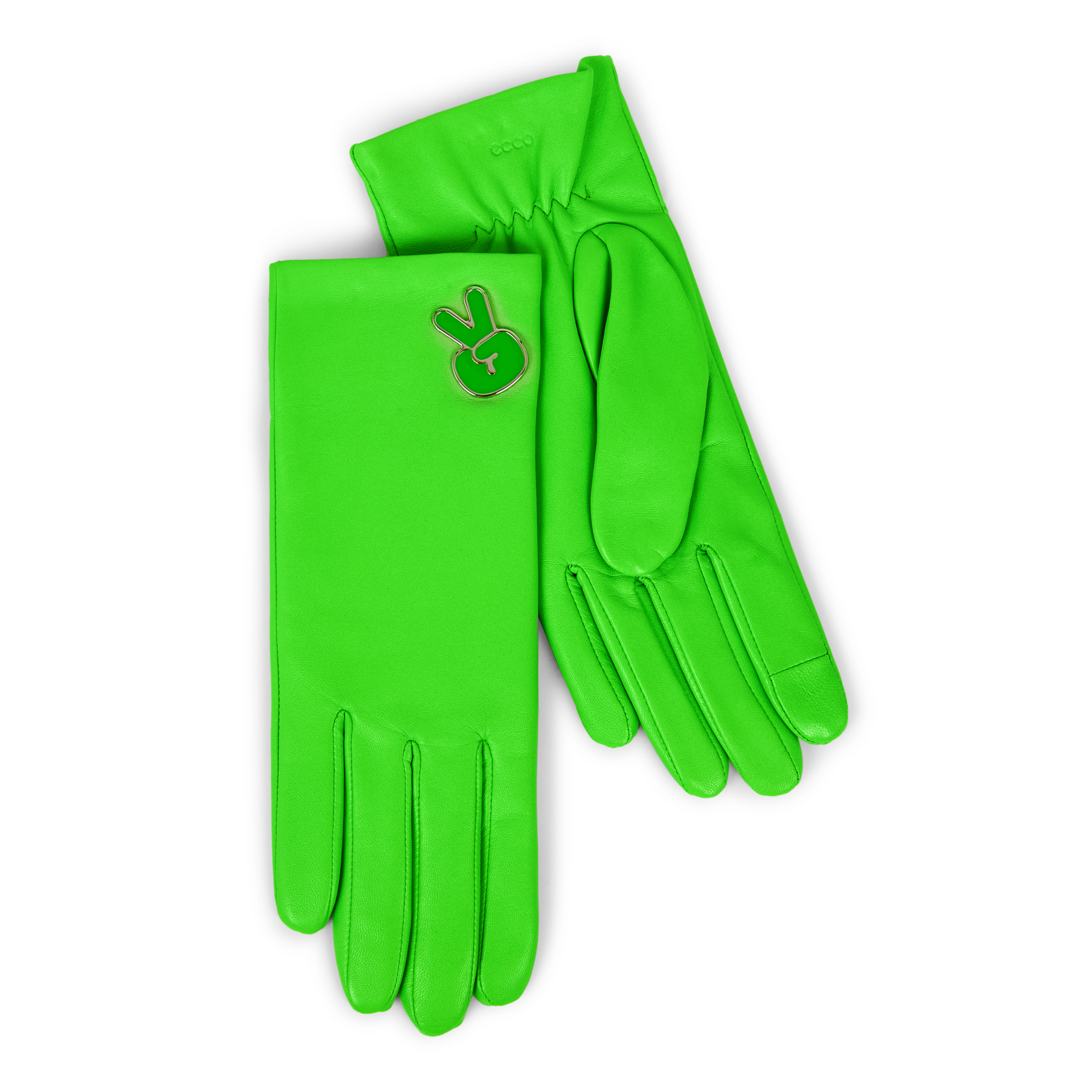 ❀LOEWE ❀オリーブグリーン レザー手袋　サイズ ７1/2 LOEWE オリーブグリーン レザー手袋 サイズ 71/2