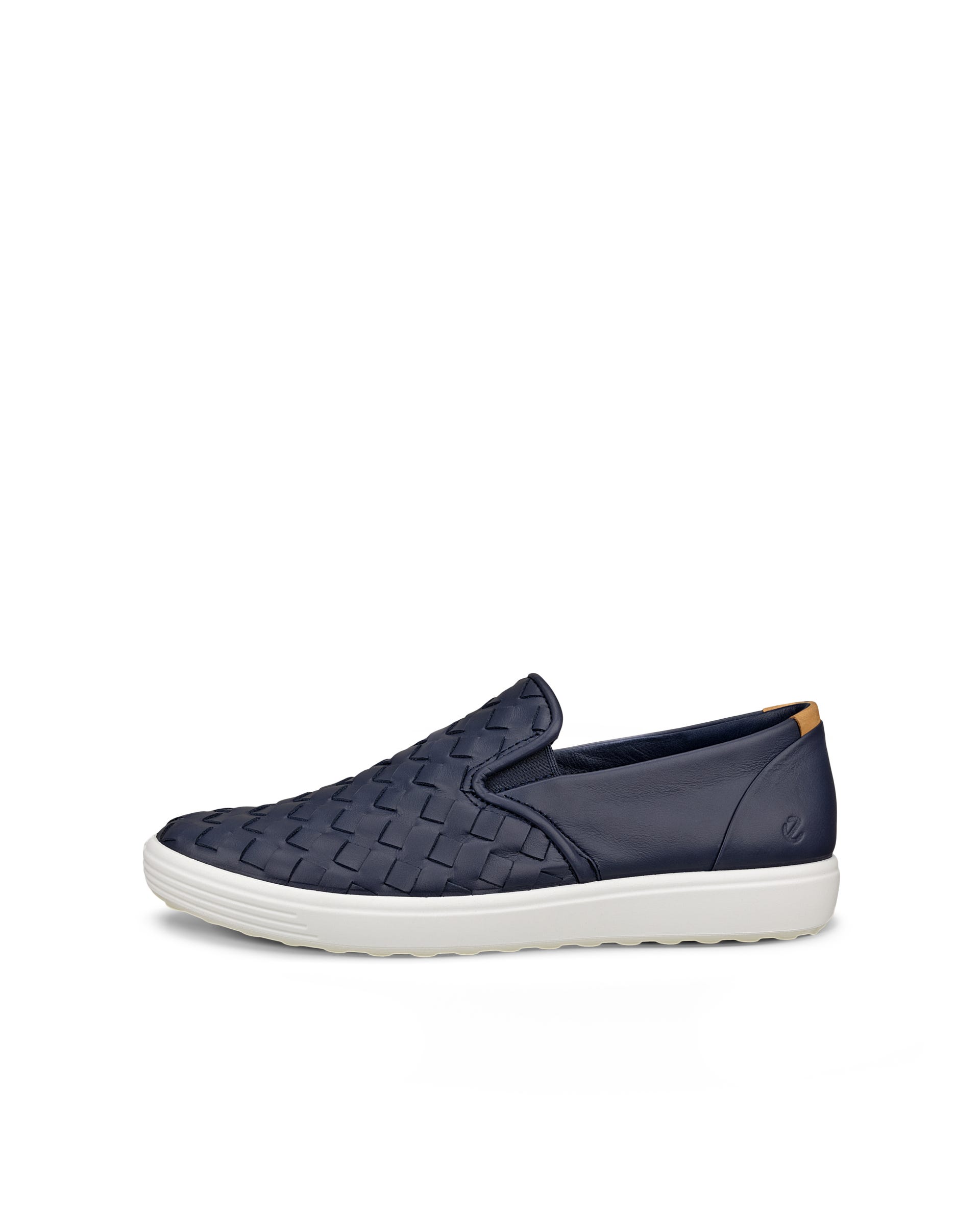 Men's ECCO® Soft 7 Nubuck Slip-In Shoe | Blue
