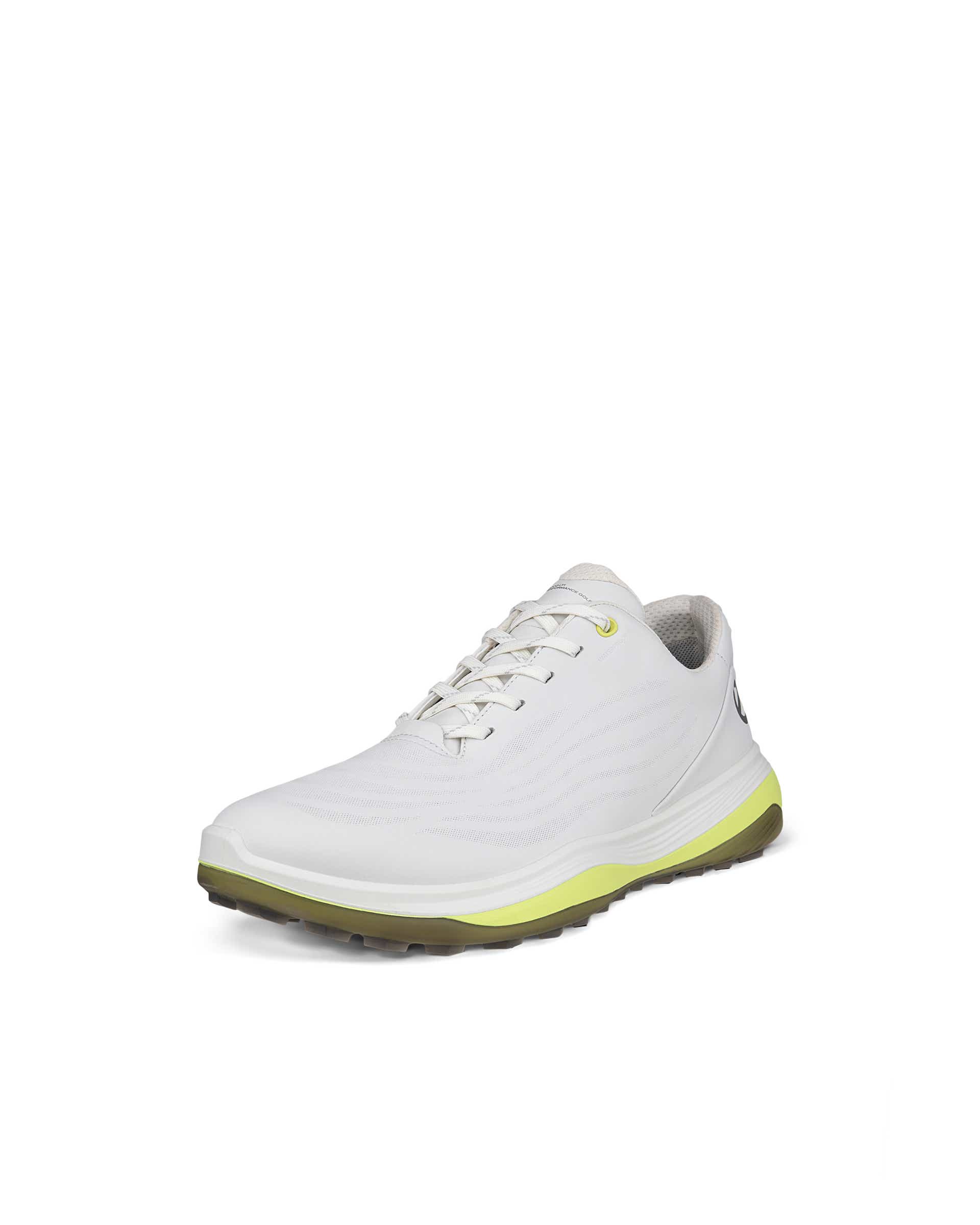 ECCO LT1 GOLF LACE Men メンズ レザーウォータープルーフゴルフシューズ - ホワイト - Main