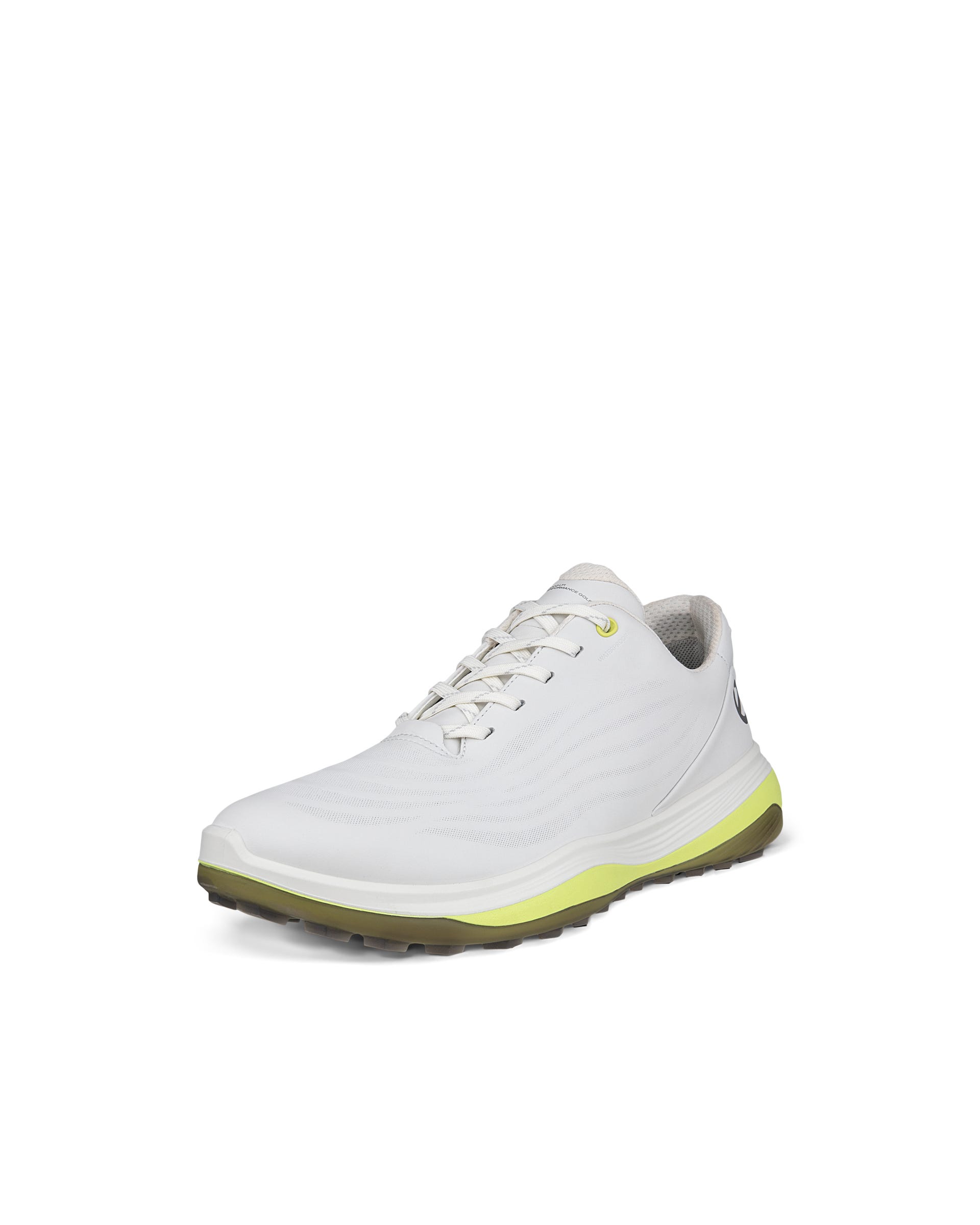 ECCO LT1 GOLF LACE Men メンズ レザーウォータープルーフゴルフシューズ - ホワイト - Main