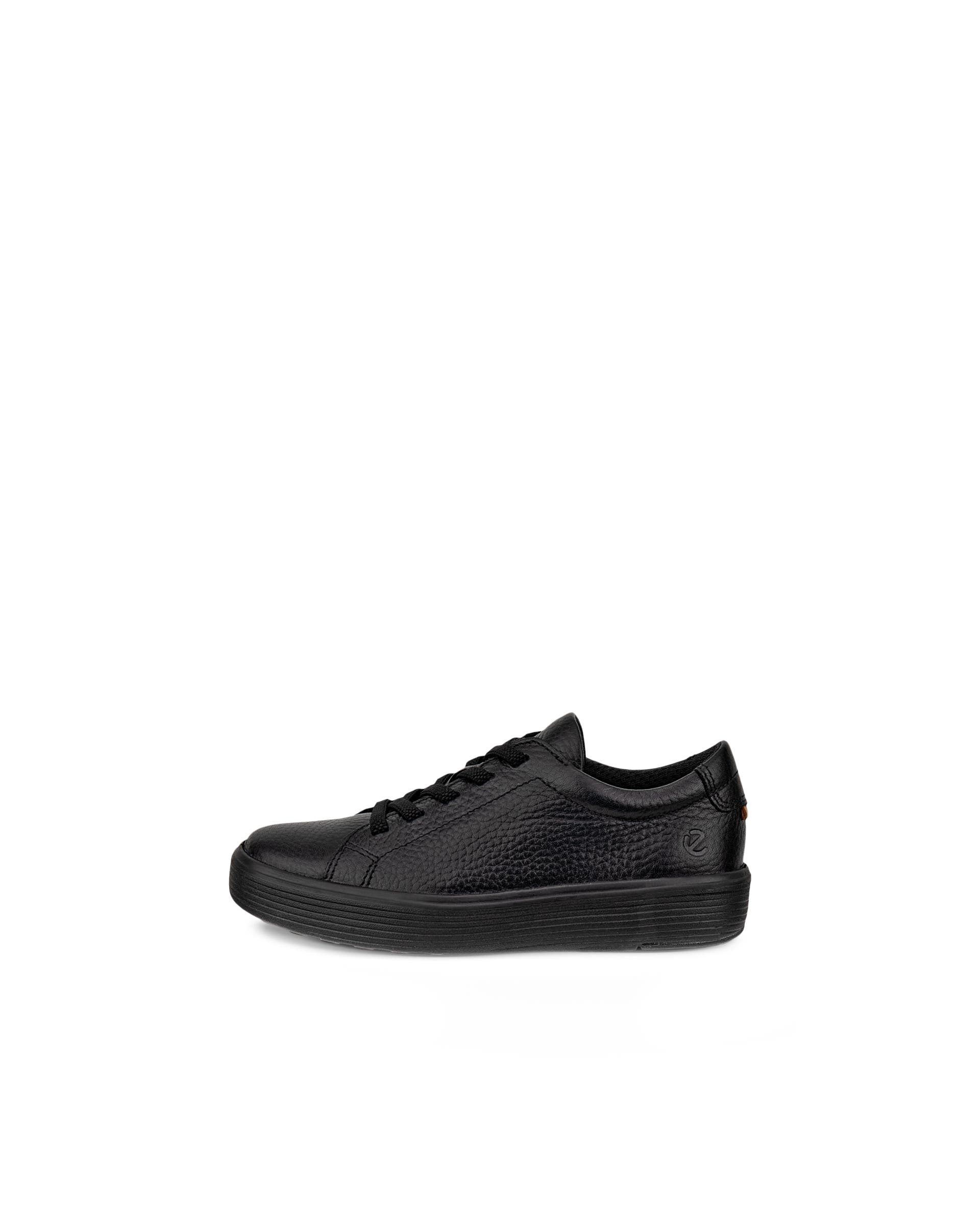 Kids' ECCO® Soft 60 Leather Sneaker | Black