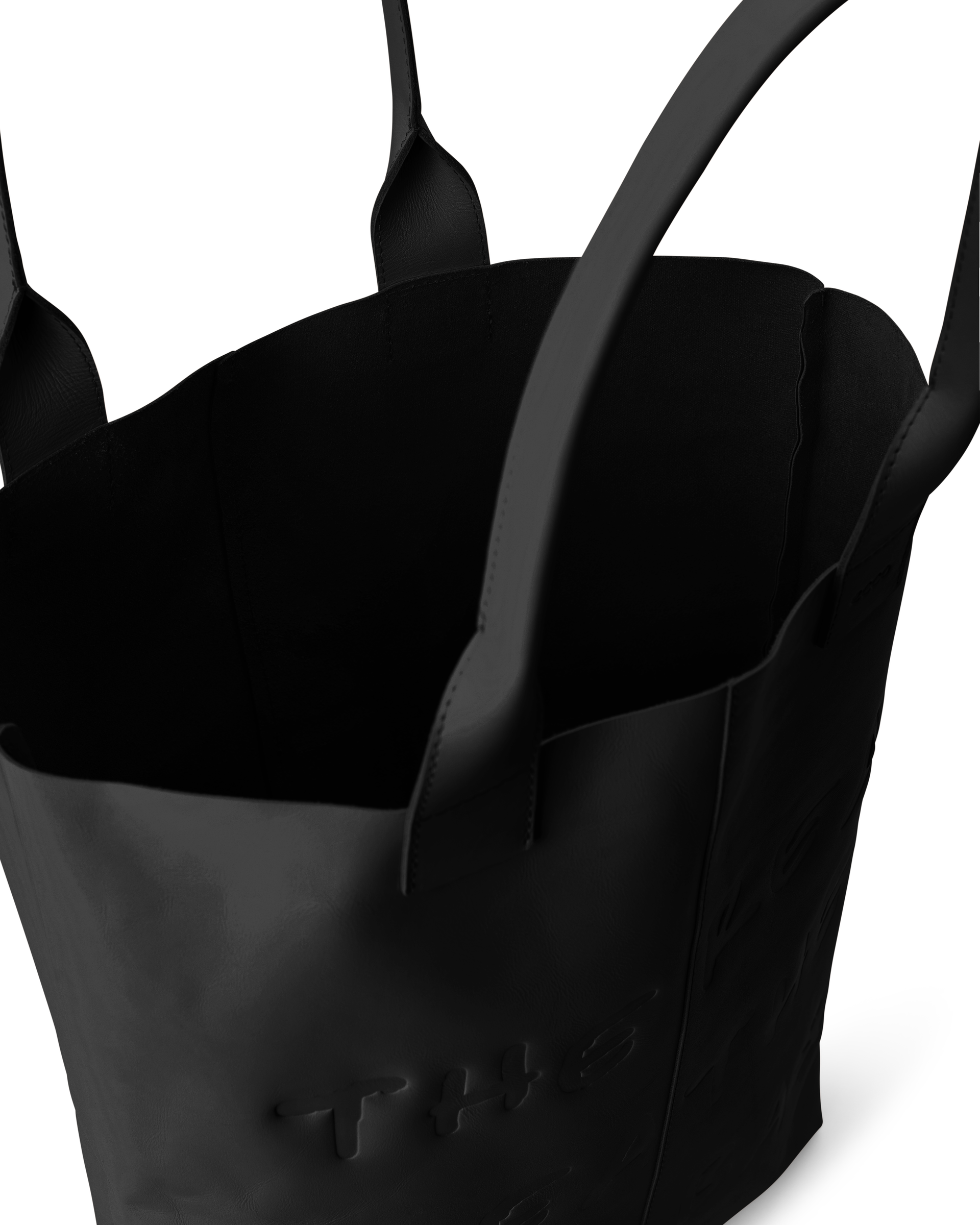 ECCO TOTE REAL LEATHER レザートートバッグ | ブラック