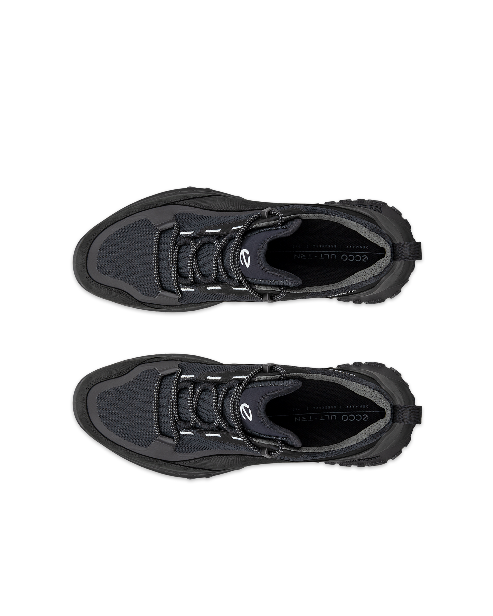 ECCO® ULT-TRN Low vandresko i vandtæt nubuck til herrer - Sort - Top left pair