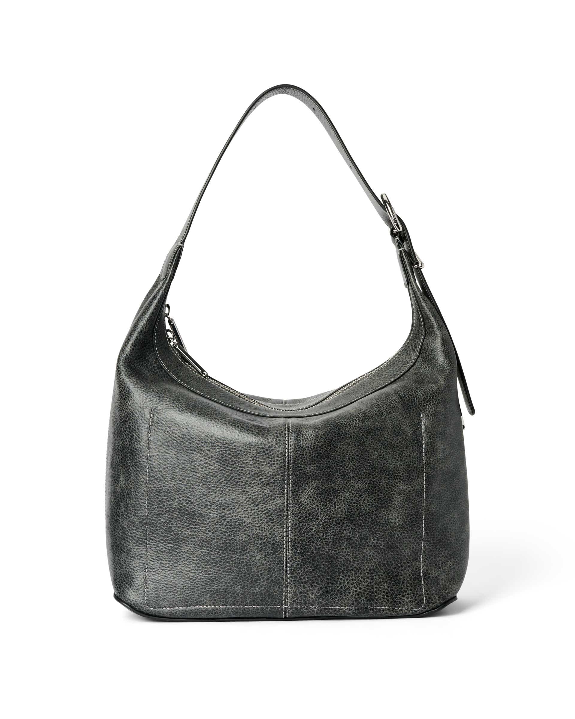 Sac en cuir ECCO® Hobo Medium porté épaule et bandoulière - Multicolore - Back