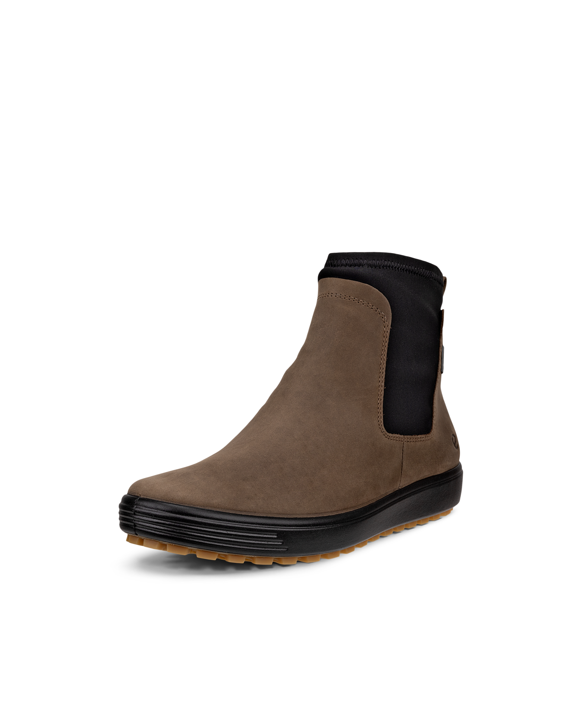 ECCO® SOFT 7 dames nubuck Chelsea boot - Bruin - Main