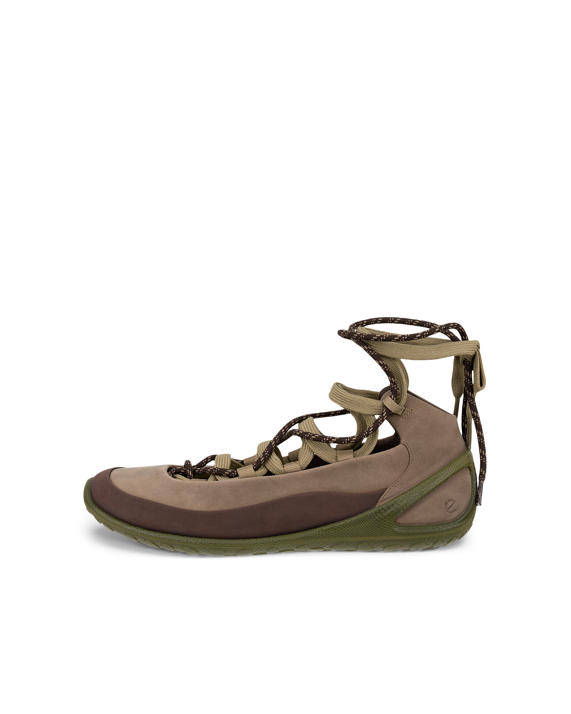 ECCO BIOM LITE WOMEN'S BALLERINA  - Brown - Outside