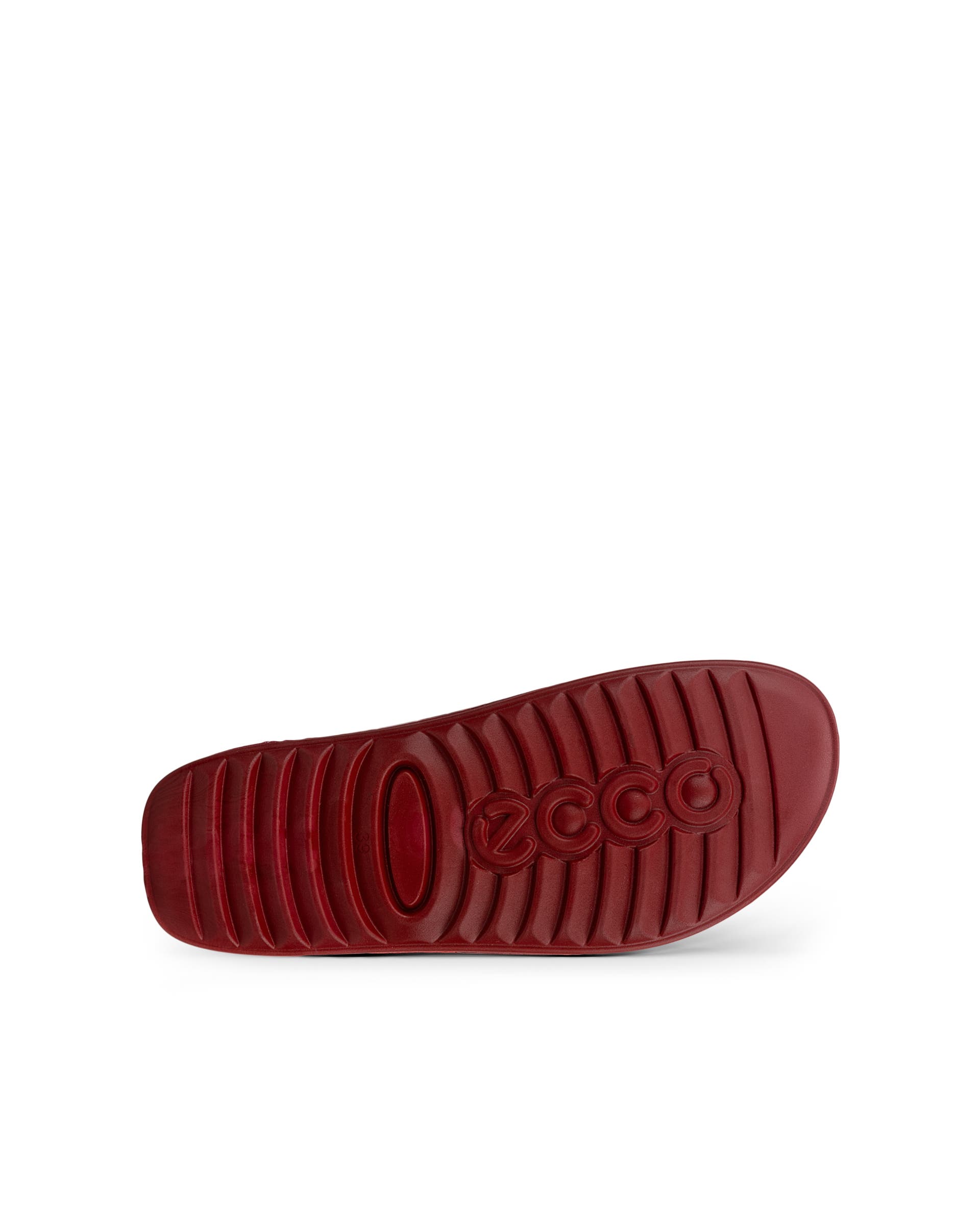 ECCO® COZMO Damen Ledersandale mit zwei Riemen - Rot - Sole