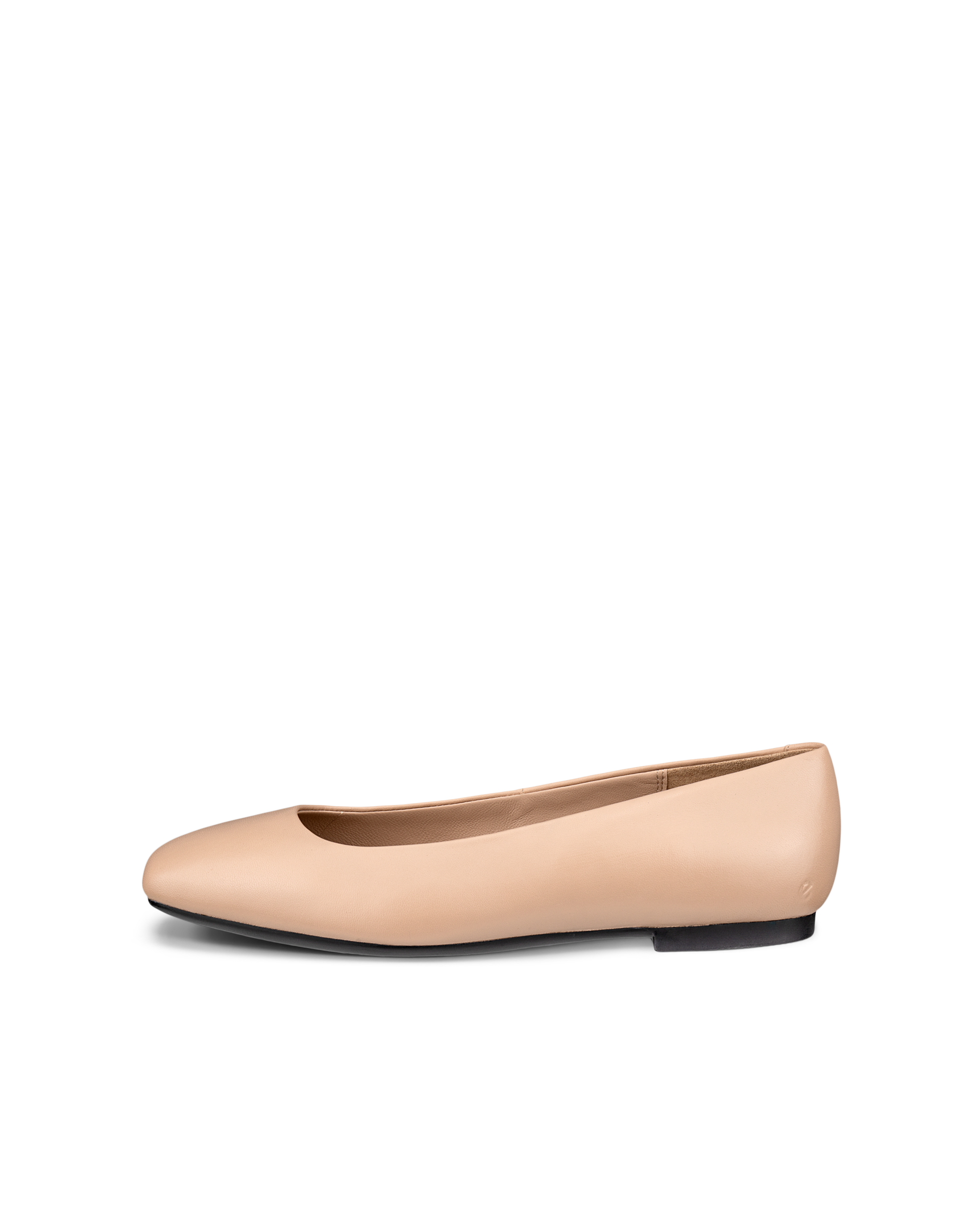 ECCO® Margot ballerinasko i læder til damer - Beige - Outside