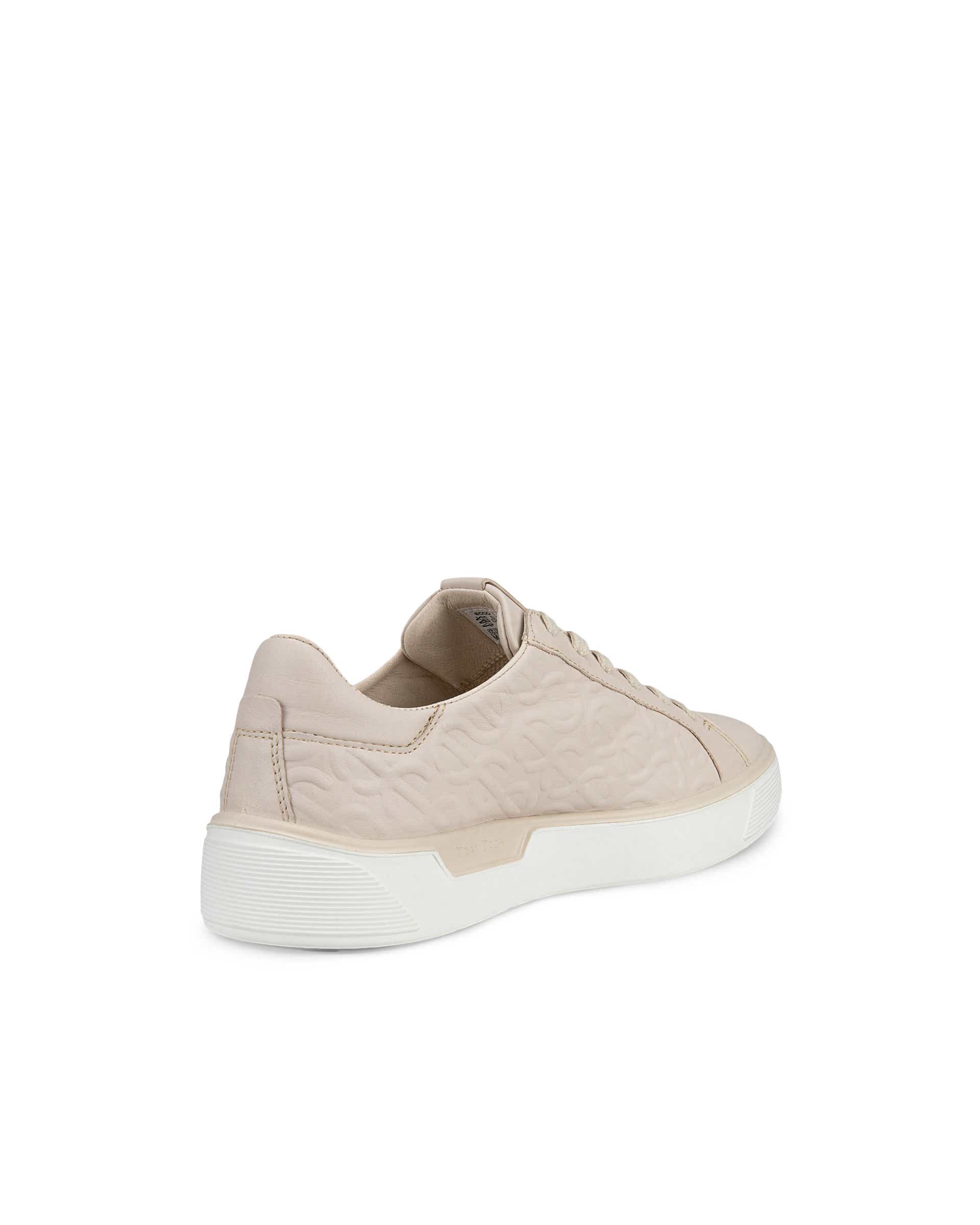 ECCO Women's Street Tray Wave Shoes - Beige - Back